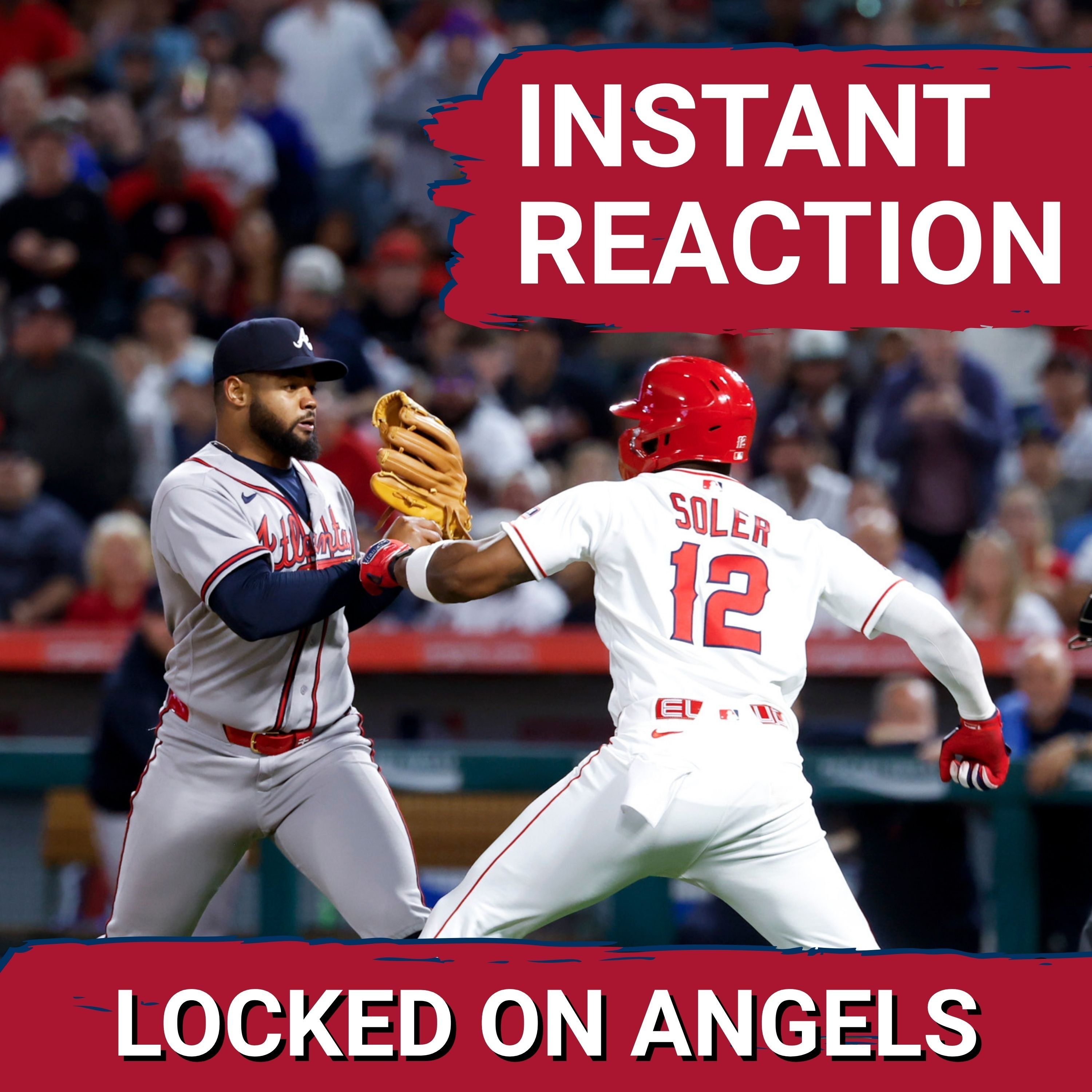 ANGELS POSTCAST: Jorge Soler THROWS PUNCHES with Reynaldo Lopez but Halos fall 7-2 to Atlanta Braves