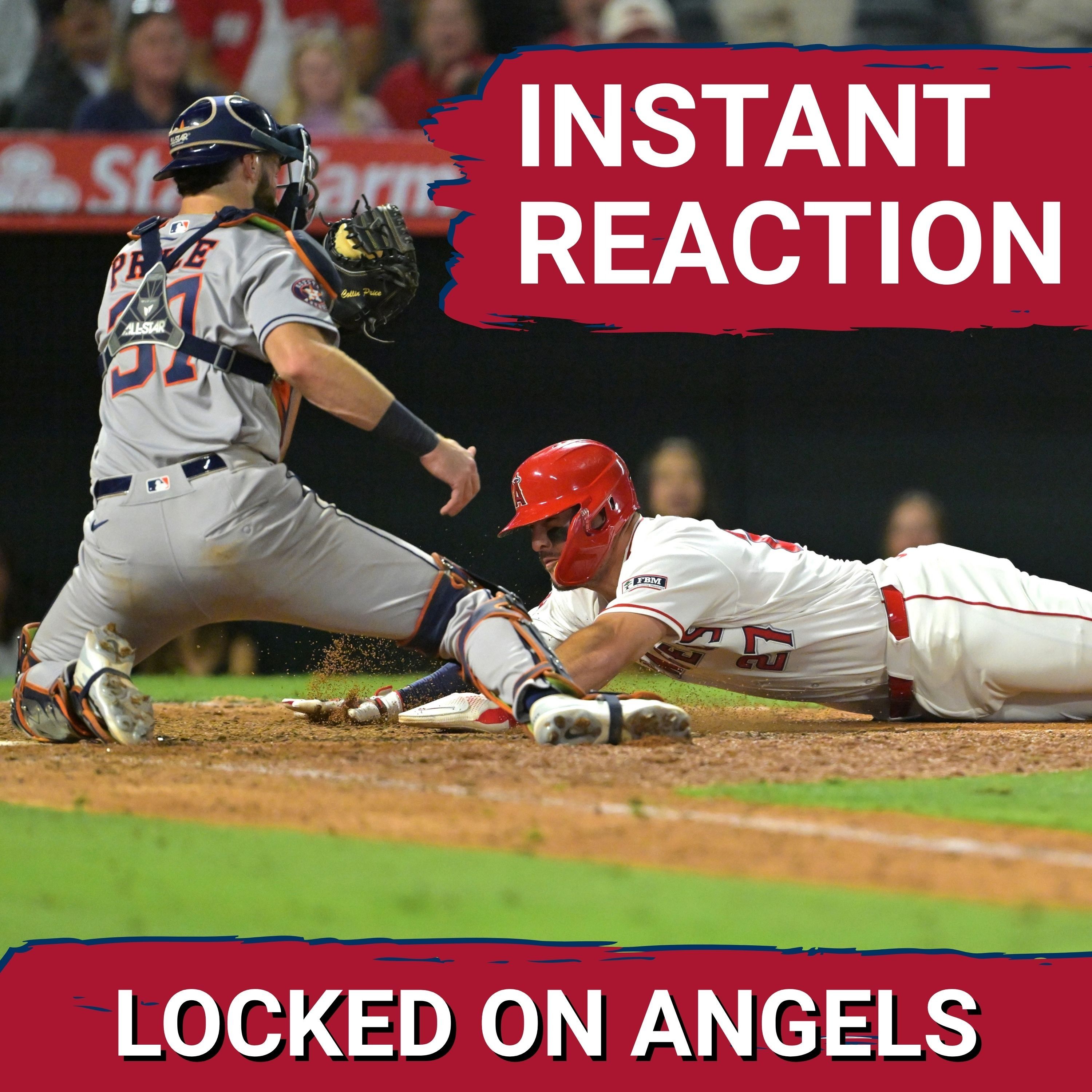 ANGELS POSTCAST: Yates BLOWS SAVE before O'Hoppe and Trout MISTAKES in 10th cause 5-4 L vs Astros