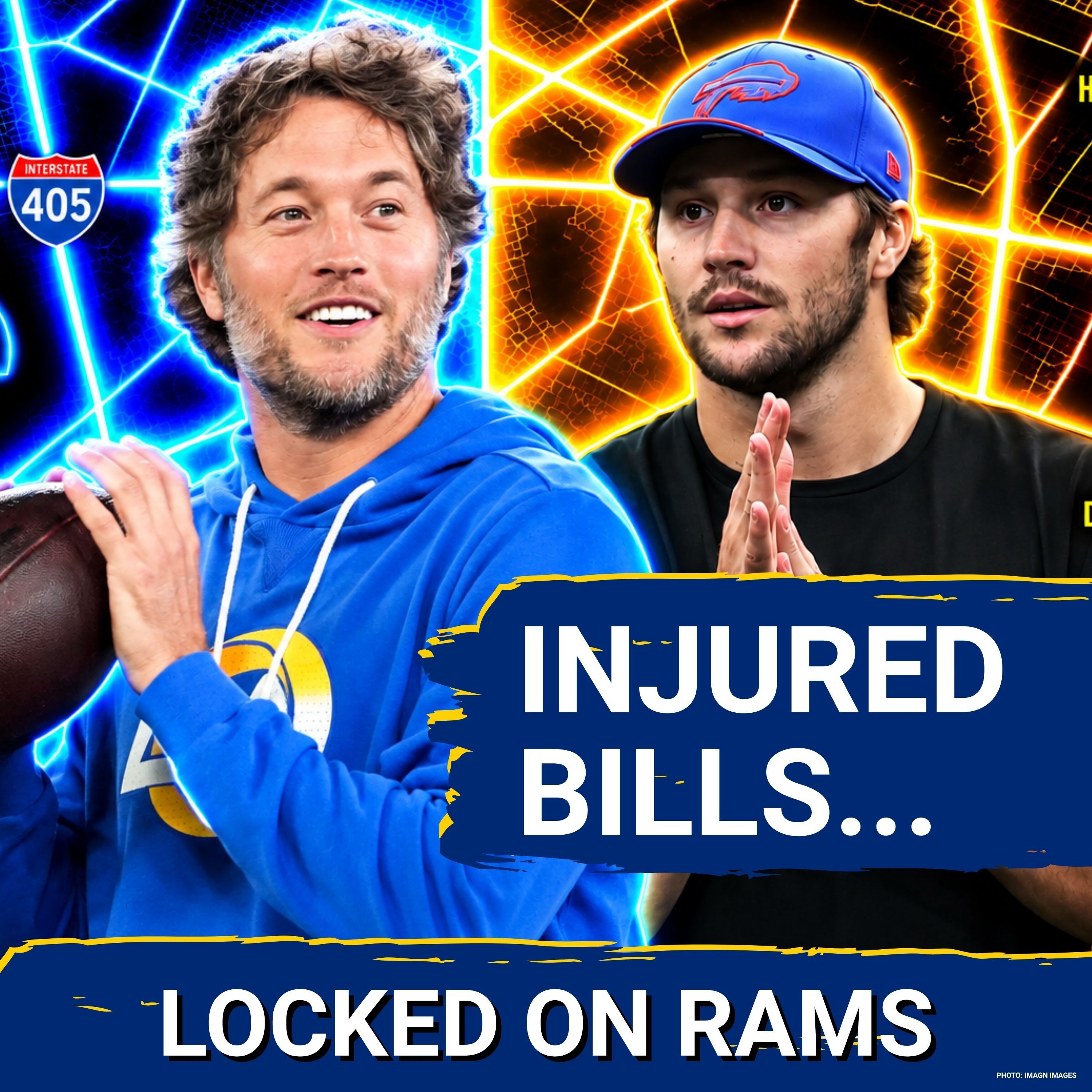 Preview of Bills vs. Rams Monday Night Football: key matchups, injuries, and predictions from Locked On Bills and Locked On Rams crossover podcast.