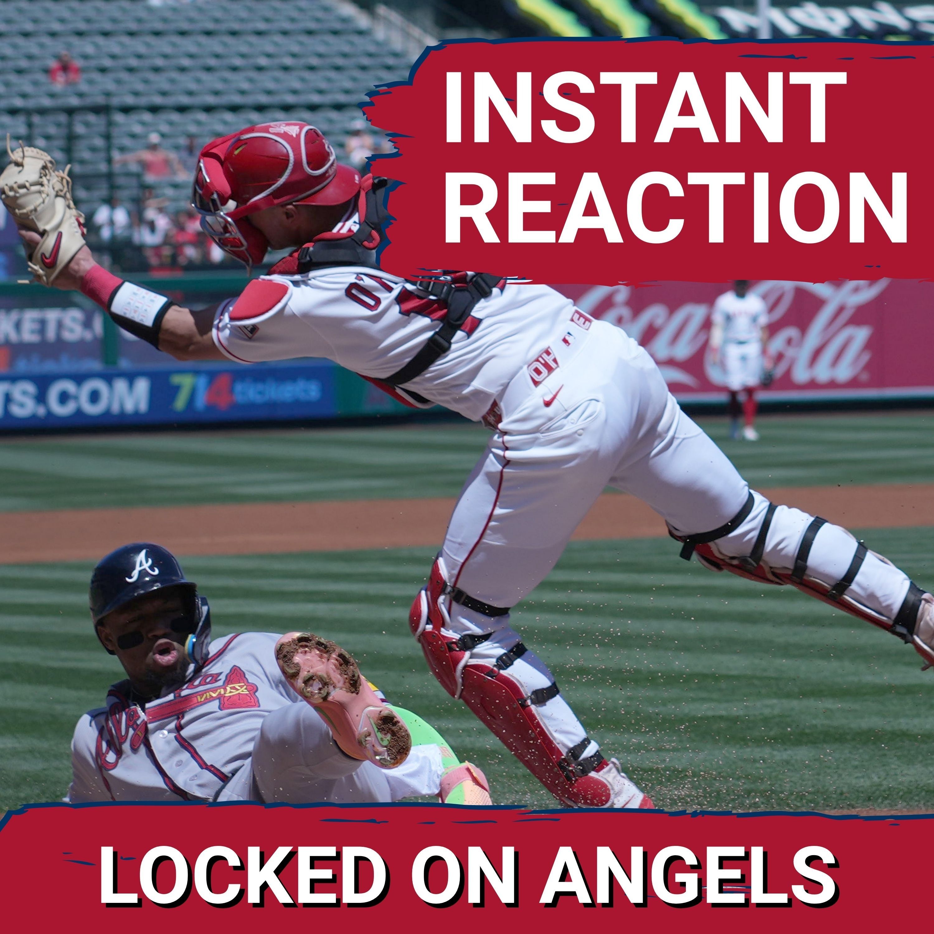 ANGELS POSTCAST: Halos CRUSHED by Atlanta Braves 8-2 to fall back below .500, Jorge Soler SUSPENDED!