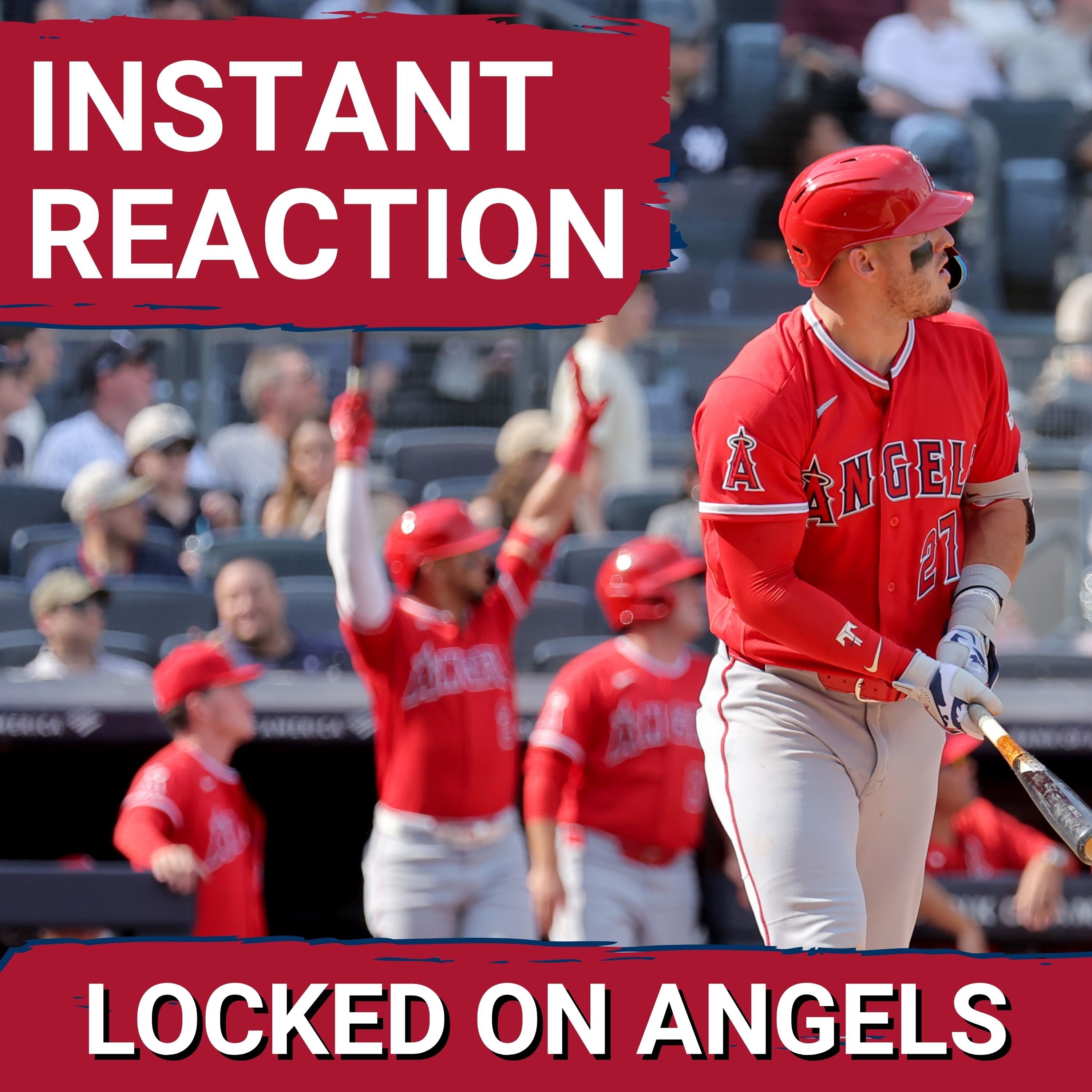 ANGELS POSTCAST: Halos CRUSH Yankees 11-4 as Mike Trout hits HISTORIC HR, Jo Adell GRAND SLAM in NY!