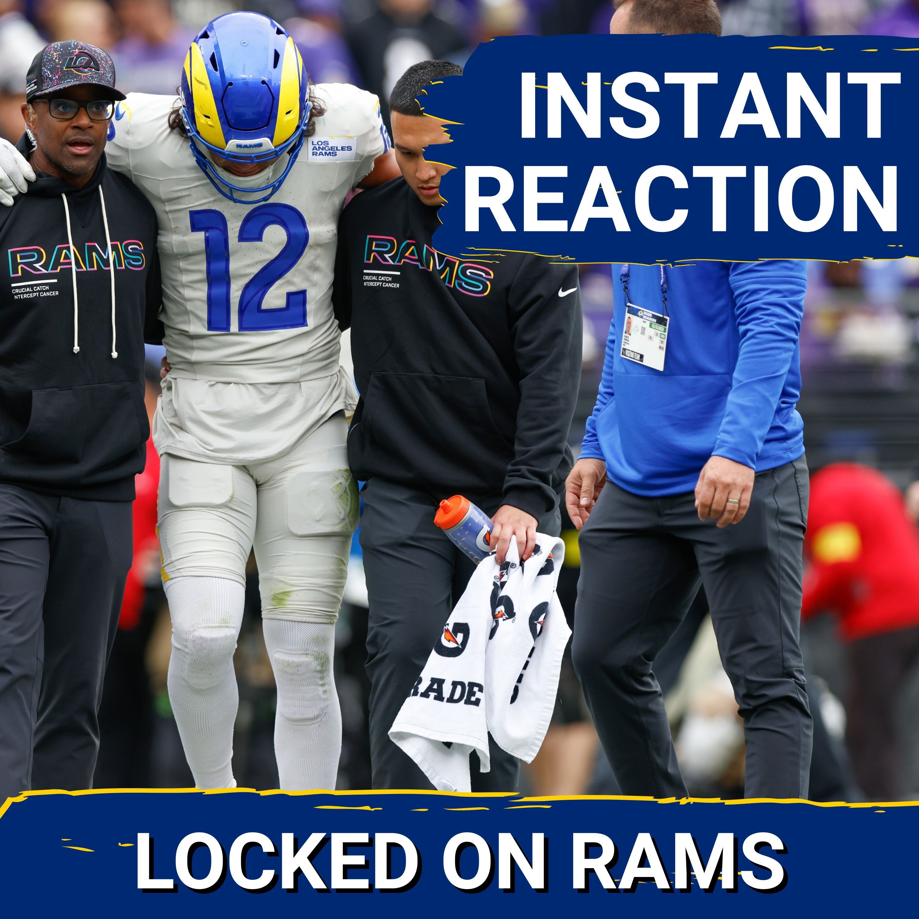 RAMS SQUAD SHOW: Rams SURVIVE trap game in Baltimore against BANGED UP Ravens with 17-3 win