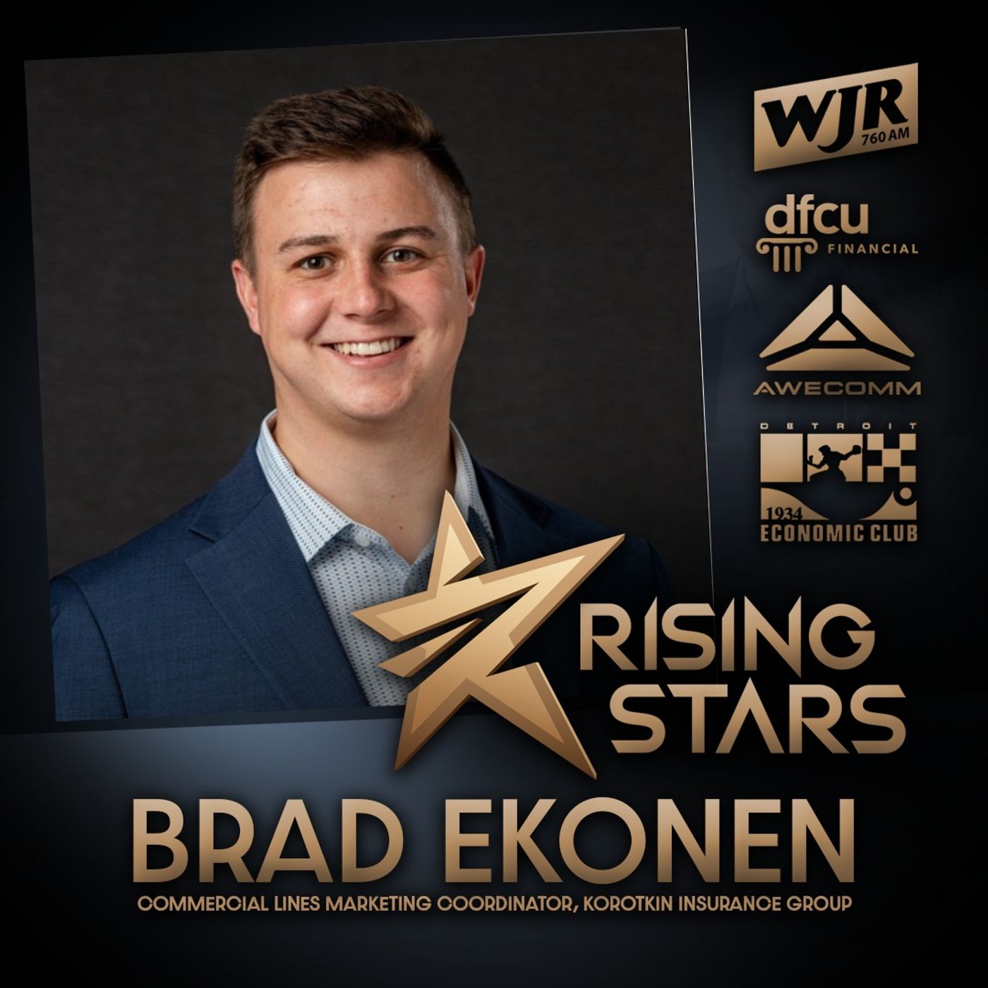 JR Afternoon Rising Stars with Korotkin Insurance Group's Brad Ekonen! episode artwork
