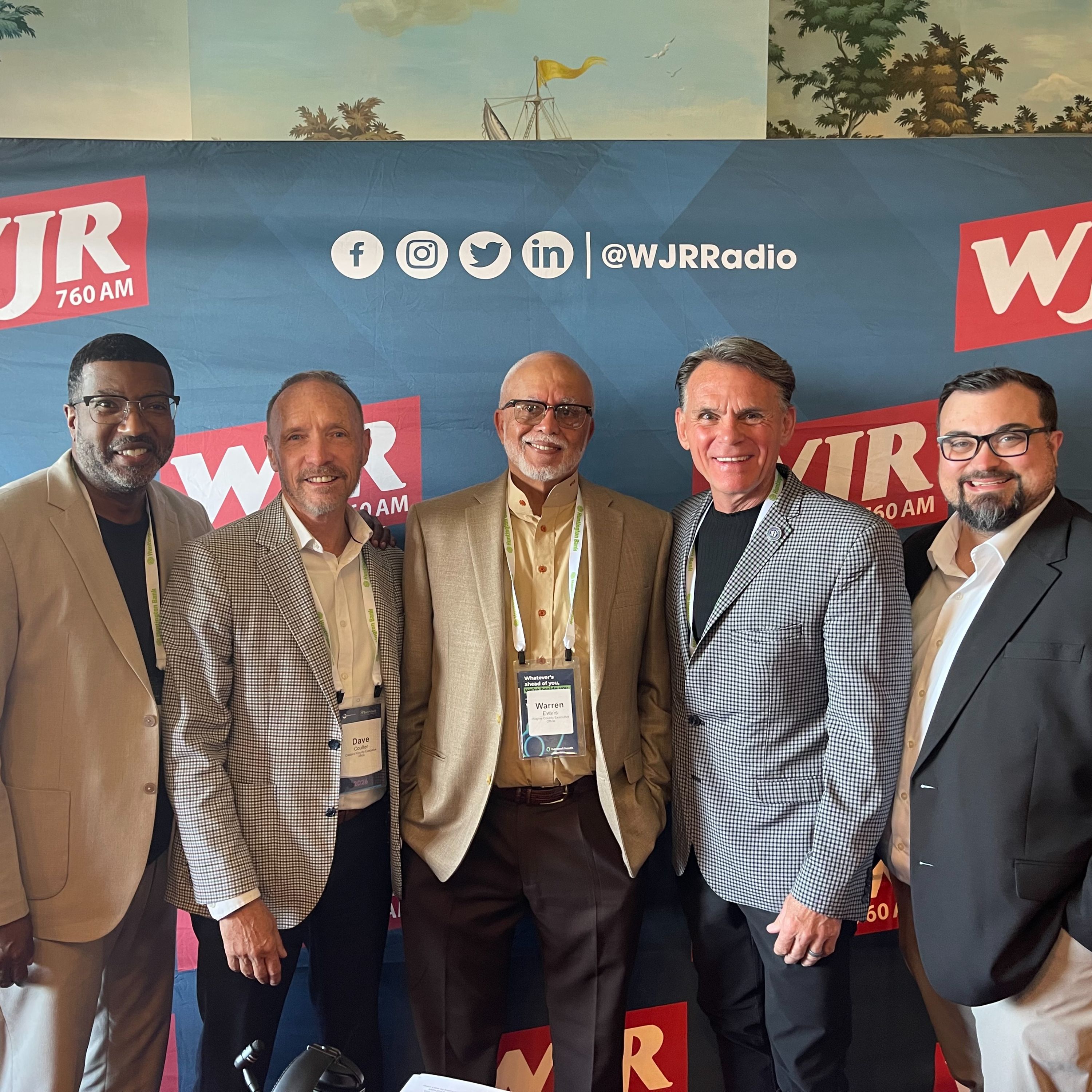 Warren Evans, David Coulter and Mark Hackel at the Mackinac Policy Conference