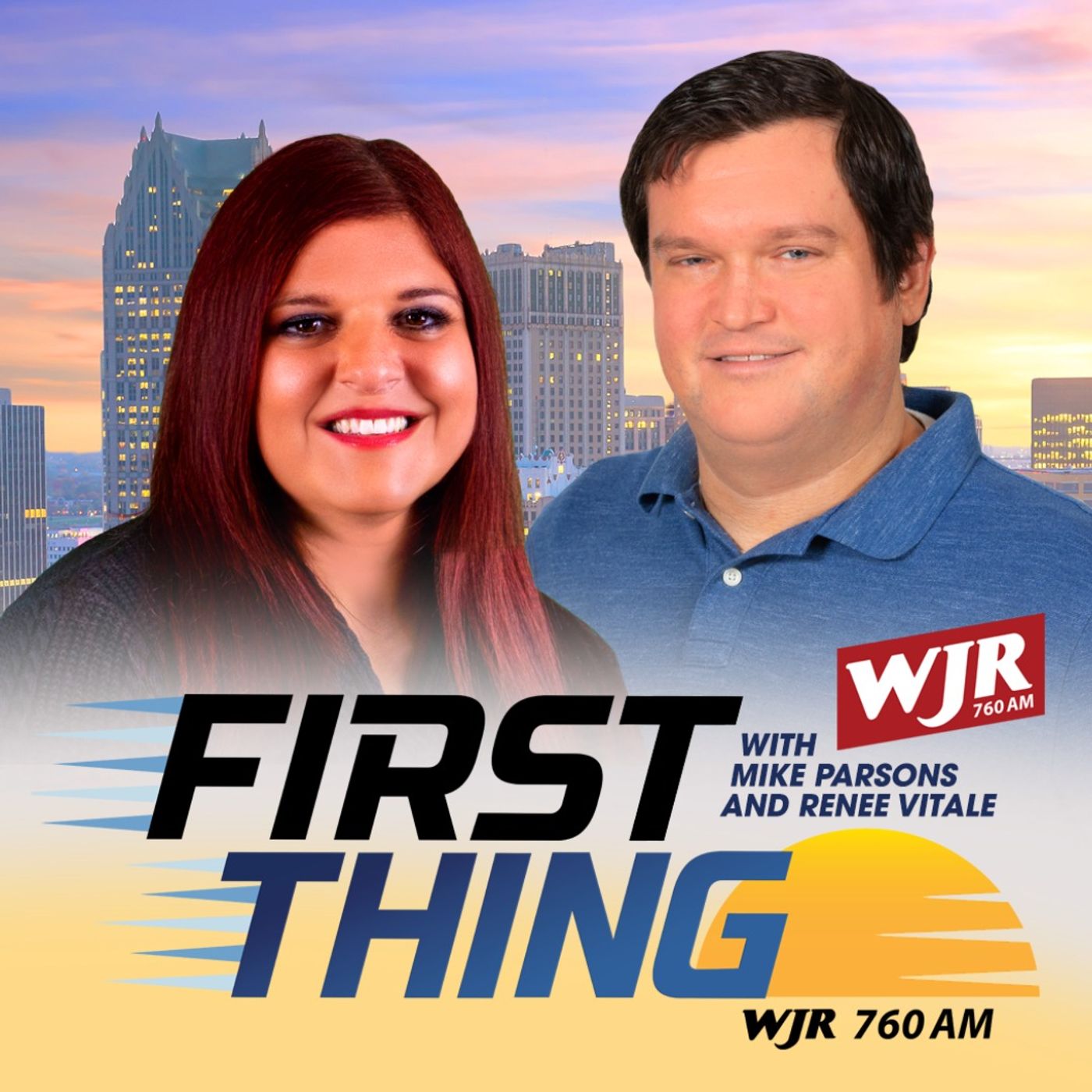 First Thing with Mike Parsons and Renee Vitale ~ March 31, 2025 episode artwork