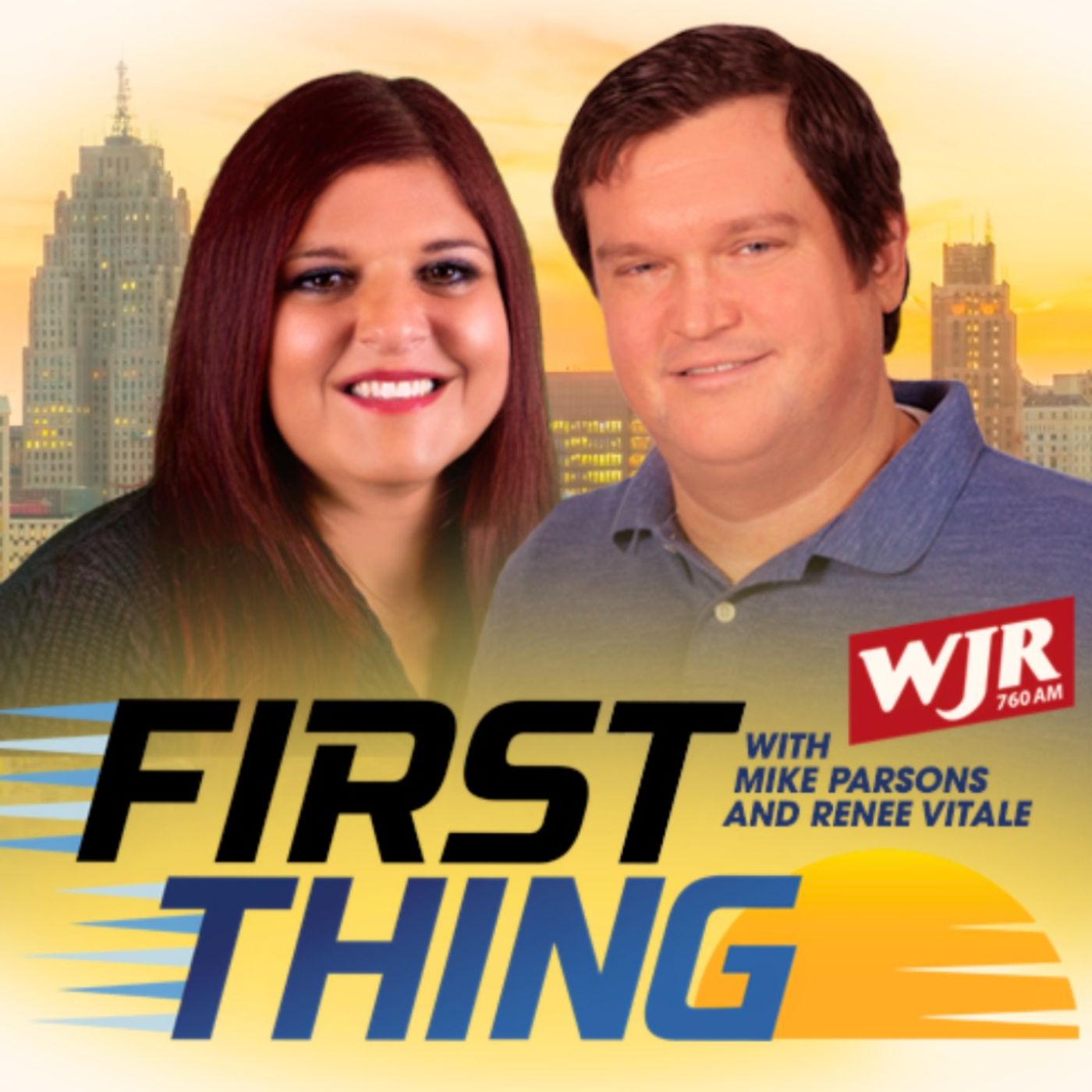 First Thing with Mike Parsons and Renee Vitale ~ October 24, 2024 episode artwork
