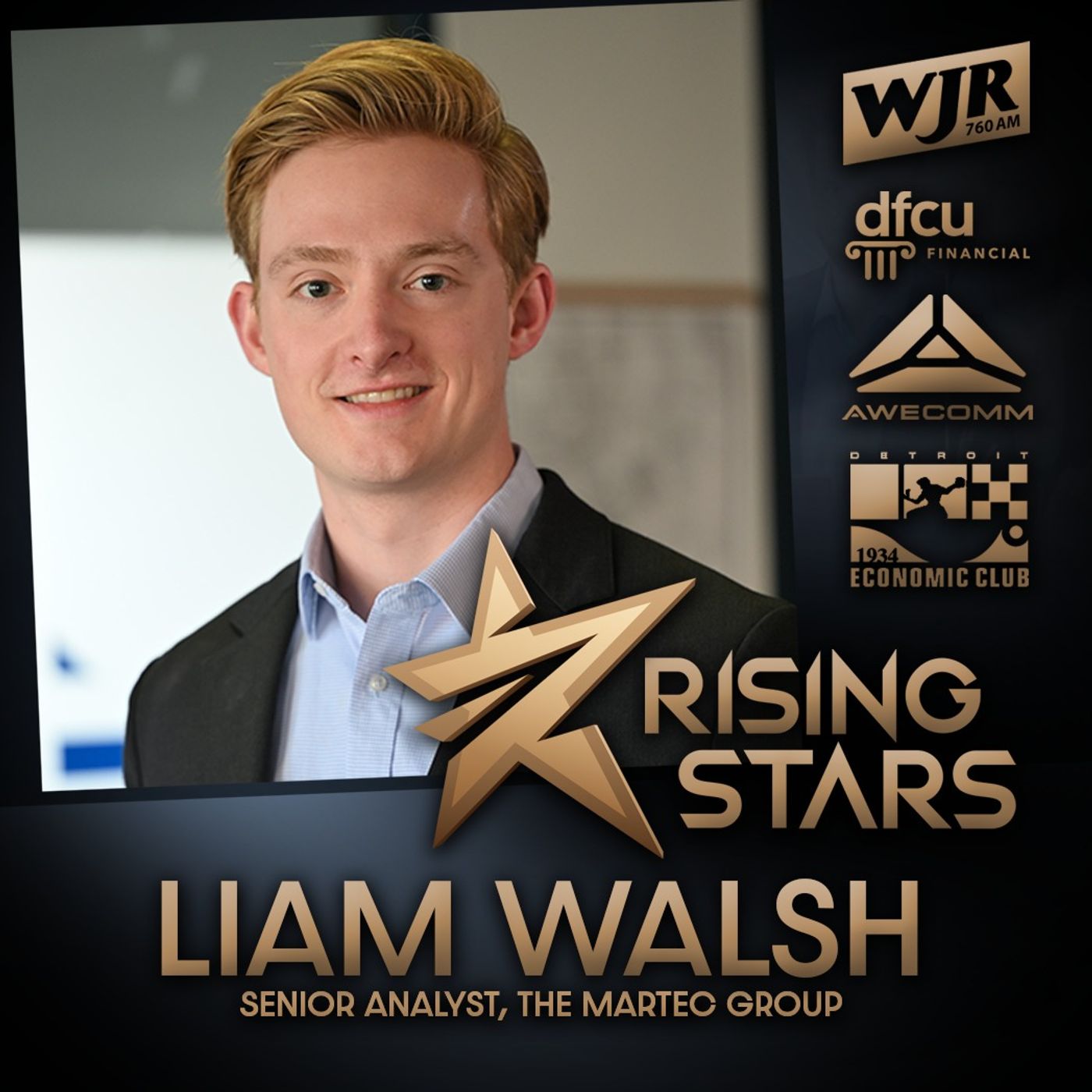 JR Afternoon Rising Stars with The Martec Group's Liam Walsh! episode artwork