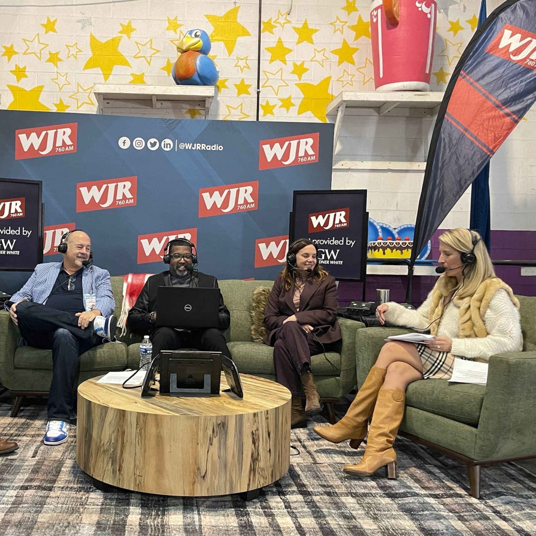 Rachel Stewart and Bob Riney