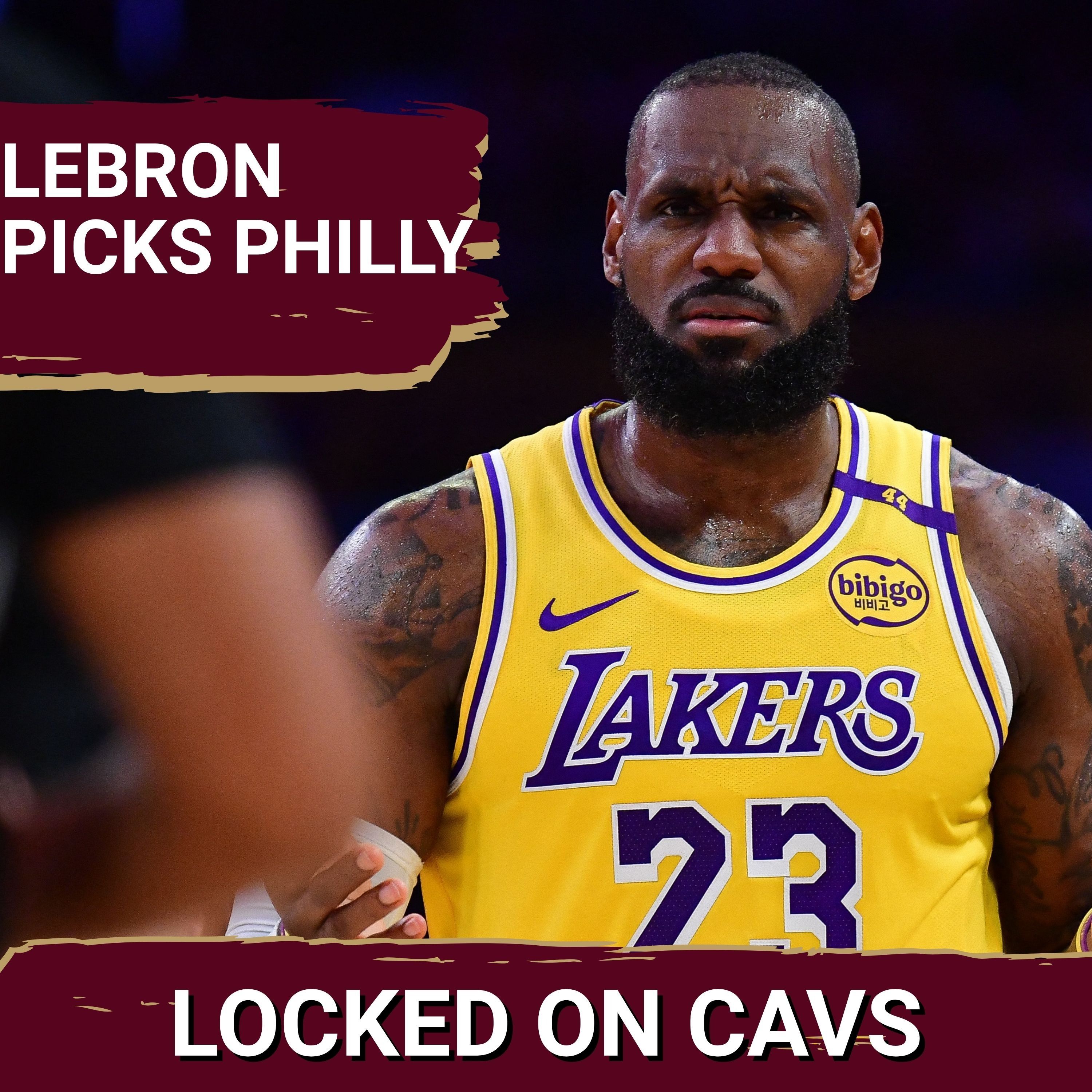 REACTION: LeBron James Goes to PHILLY! | DISASTER For the Cleveland Cavaliers! episode artwork