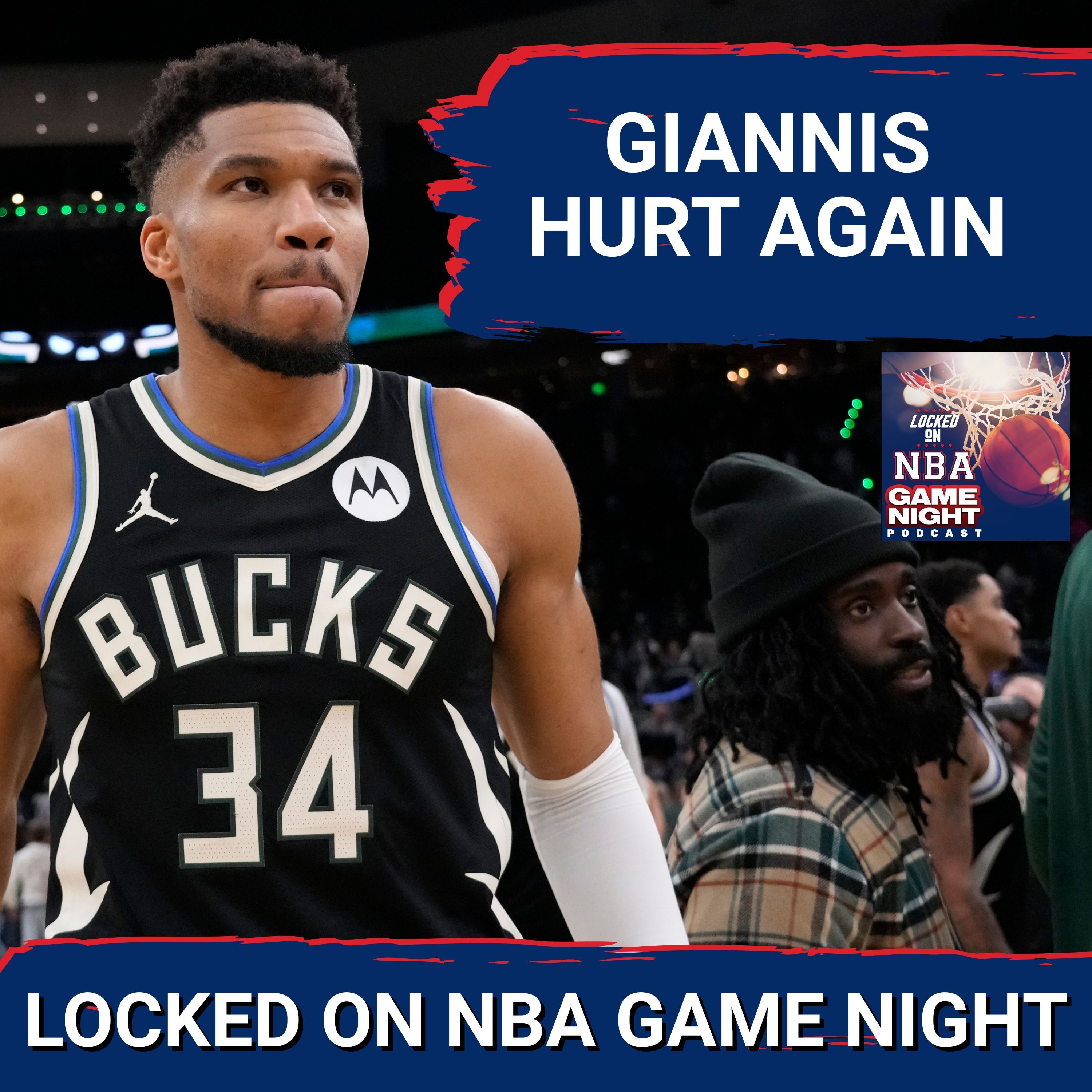 Game Night: Giannis Injures Calf Again | Devin Booker Injures Ankle | Houston Rockets Earn Win Over Detroit Pistons