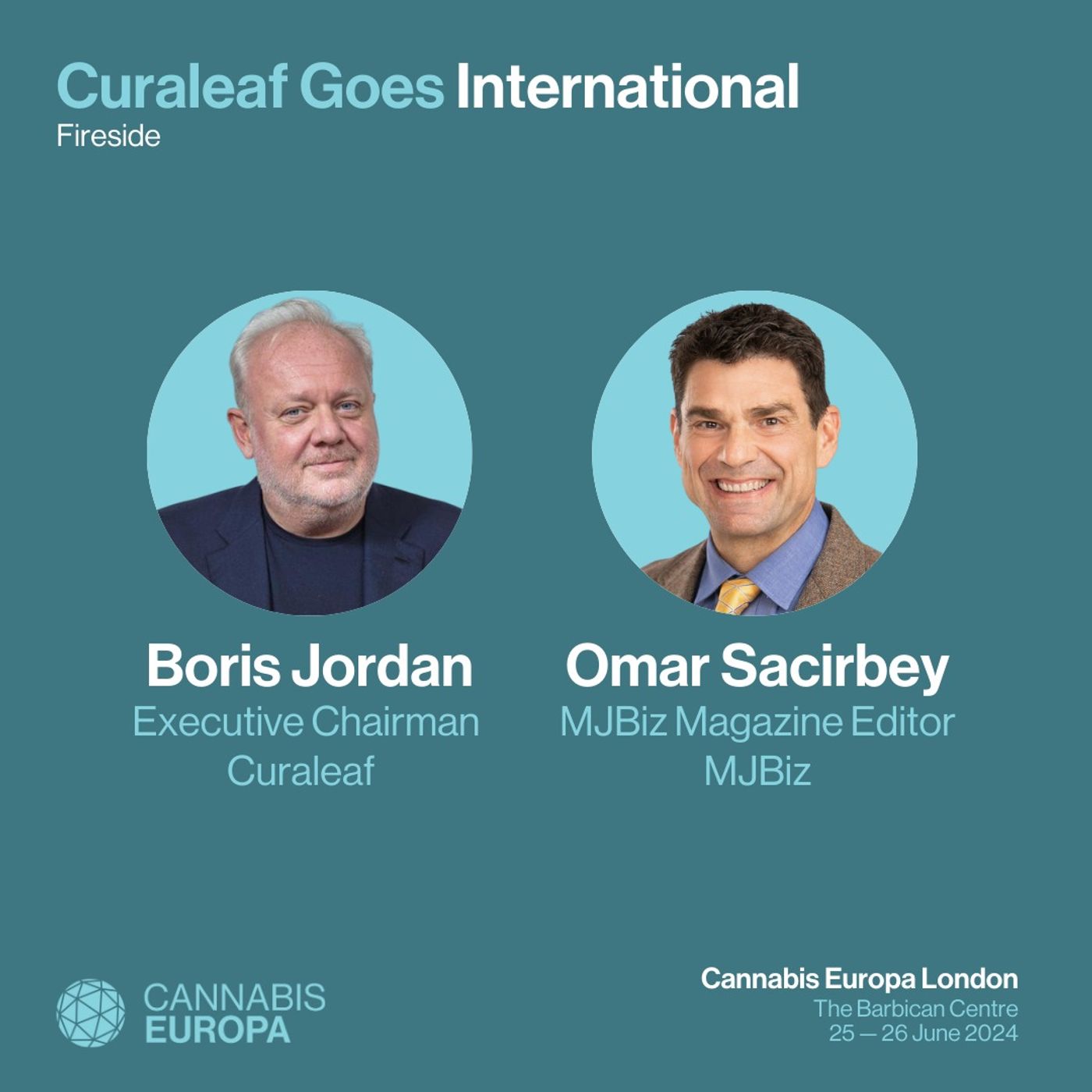 Cannabis Europa 2024 Mainstage E2 | Curaleaf goes international with Boris Jordan, Executive Chairman of Curaleaf