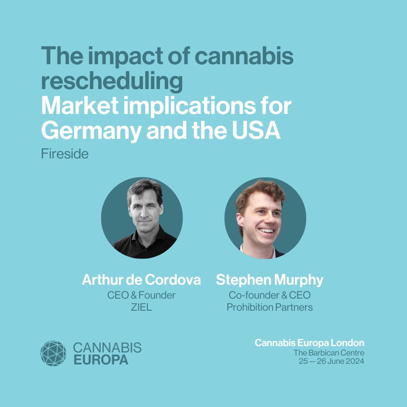 Cannabis Europa 2024 Mainstage E1 | The impact of cannabis rescheduling: Market implications for Germany and the USA with Arthur De Cordova, CEO of Ziel