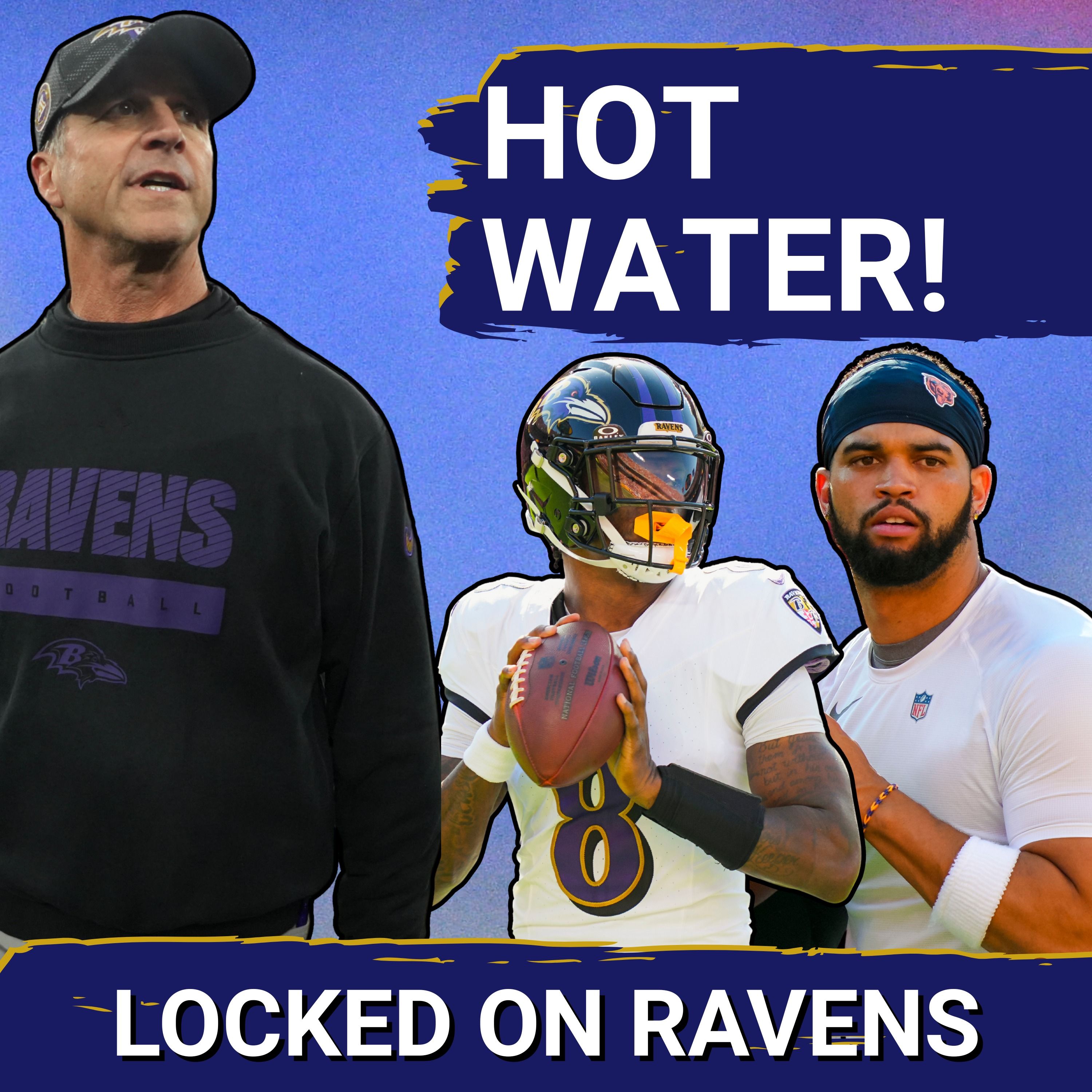 Baltimore Ravens in MAJOR HOT WATER with Lamar Jackson saga as SEASON ON THE LINE vs Bears in Week 8