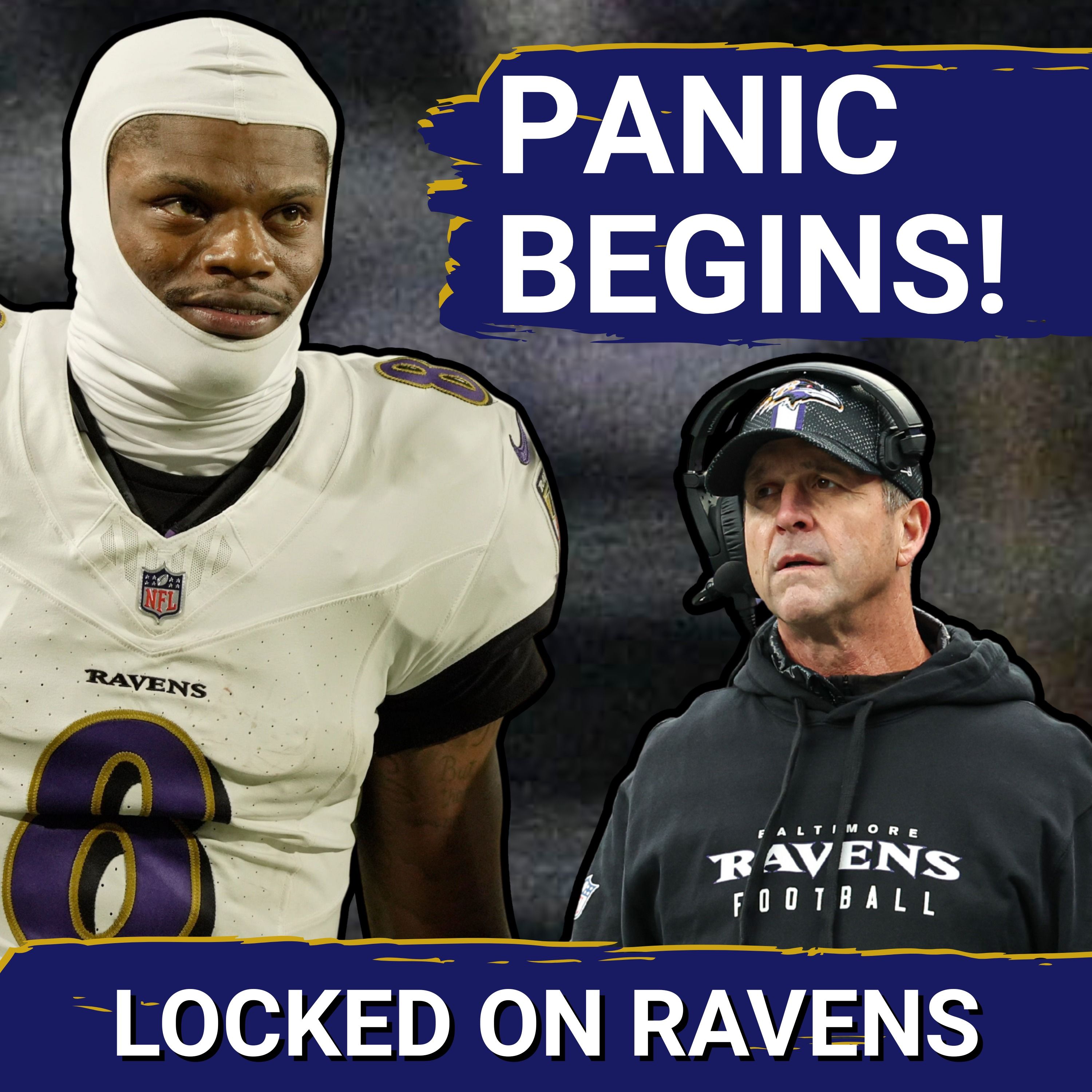 HUGE Lamar Jackson injury report causes FULL BLOWN PANIC, Baltimore Ravens season HANGS IN BALANCE