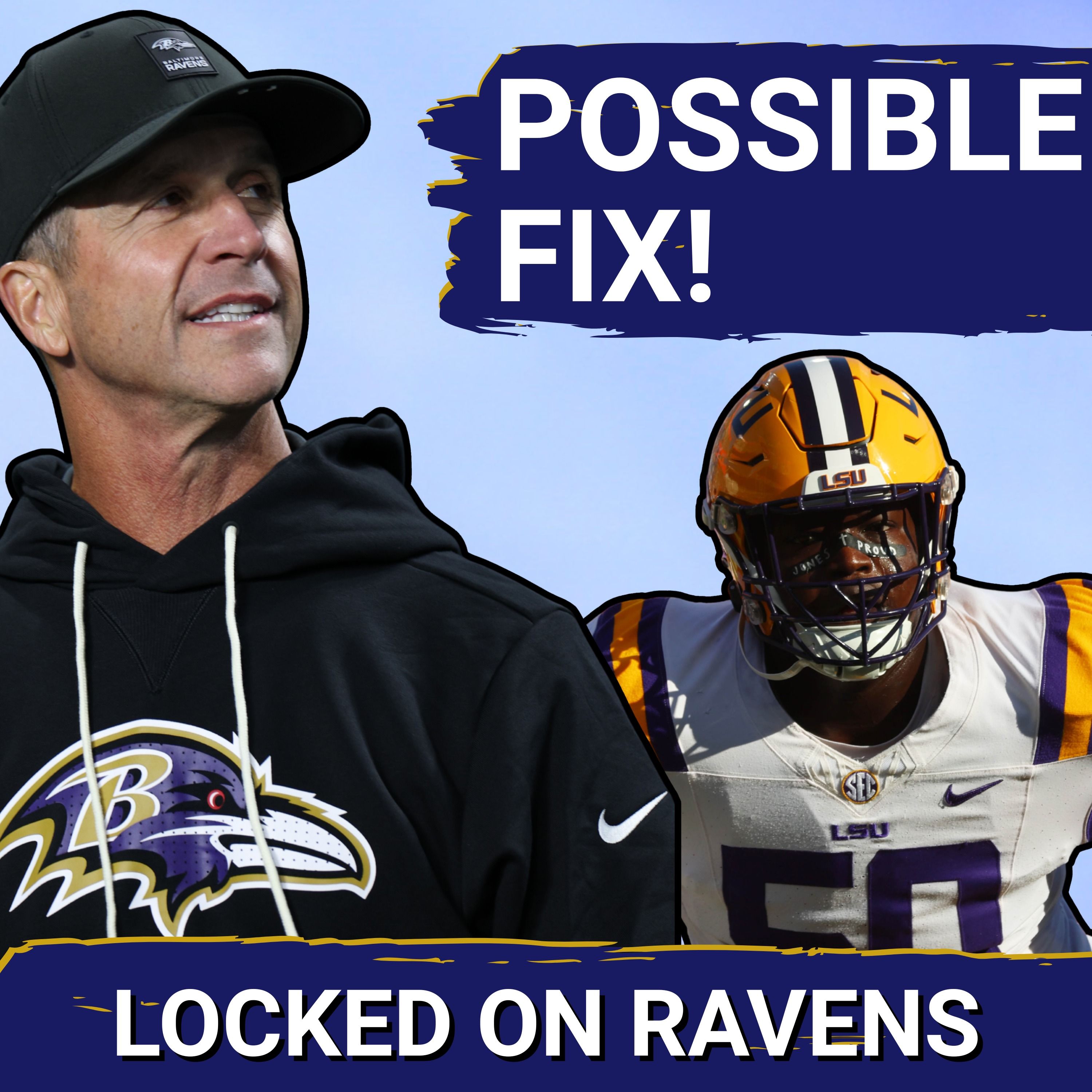 John Harbaugh REVEALS update on possible HUGE OL fix, Tyler Linderbaum OWNS Baltimore Ravens OL woes