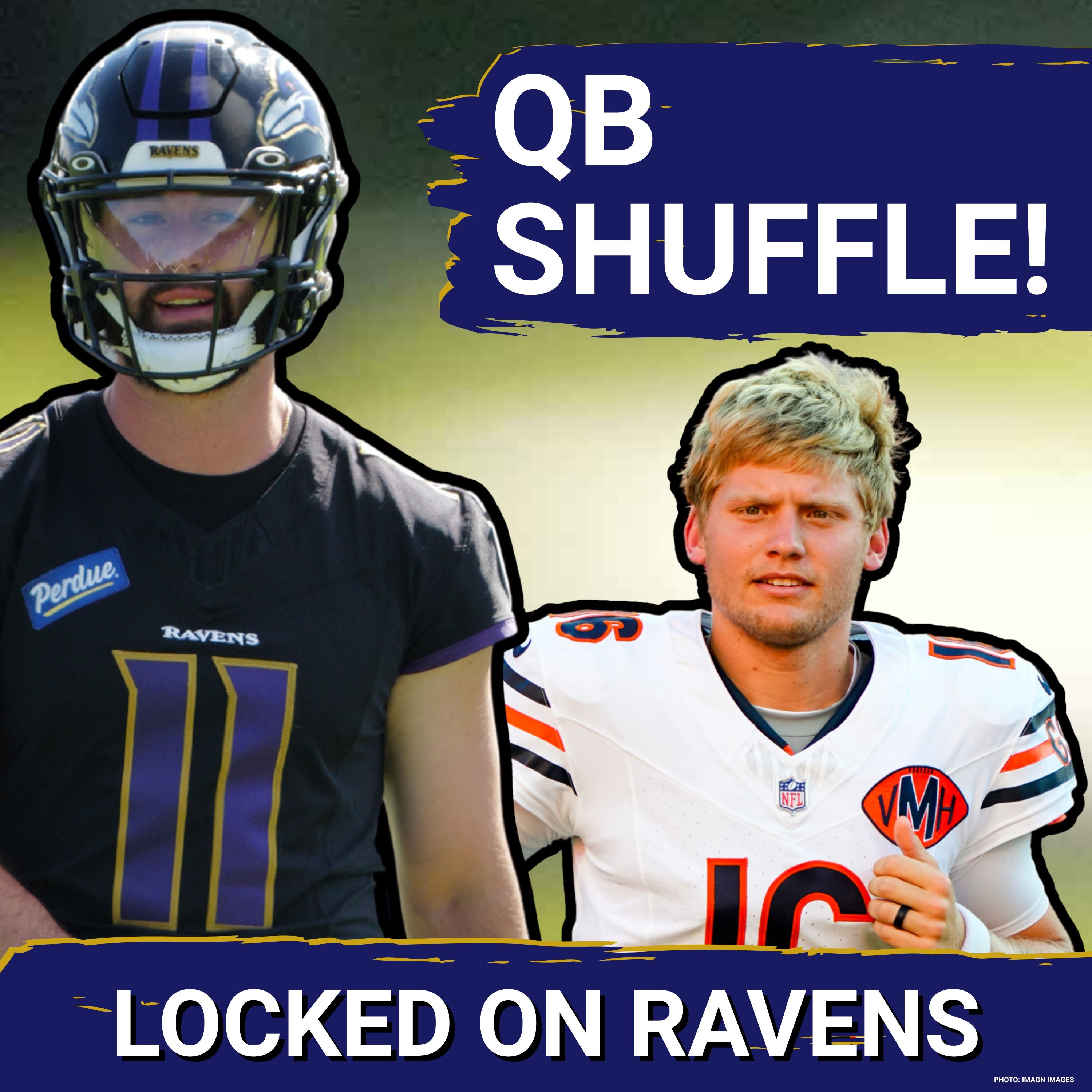 Baltimore Ravens SHUFFLE QB ROOM with new signing, Marlon Humphrey GOES DOWN at training camp episode artwork