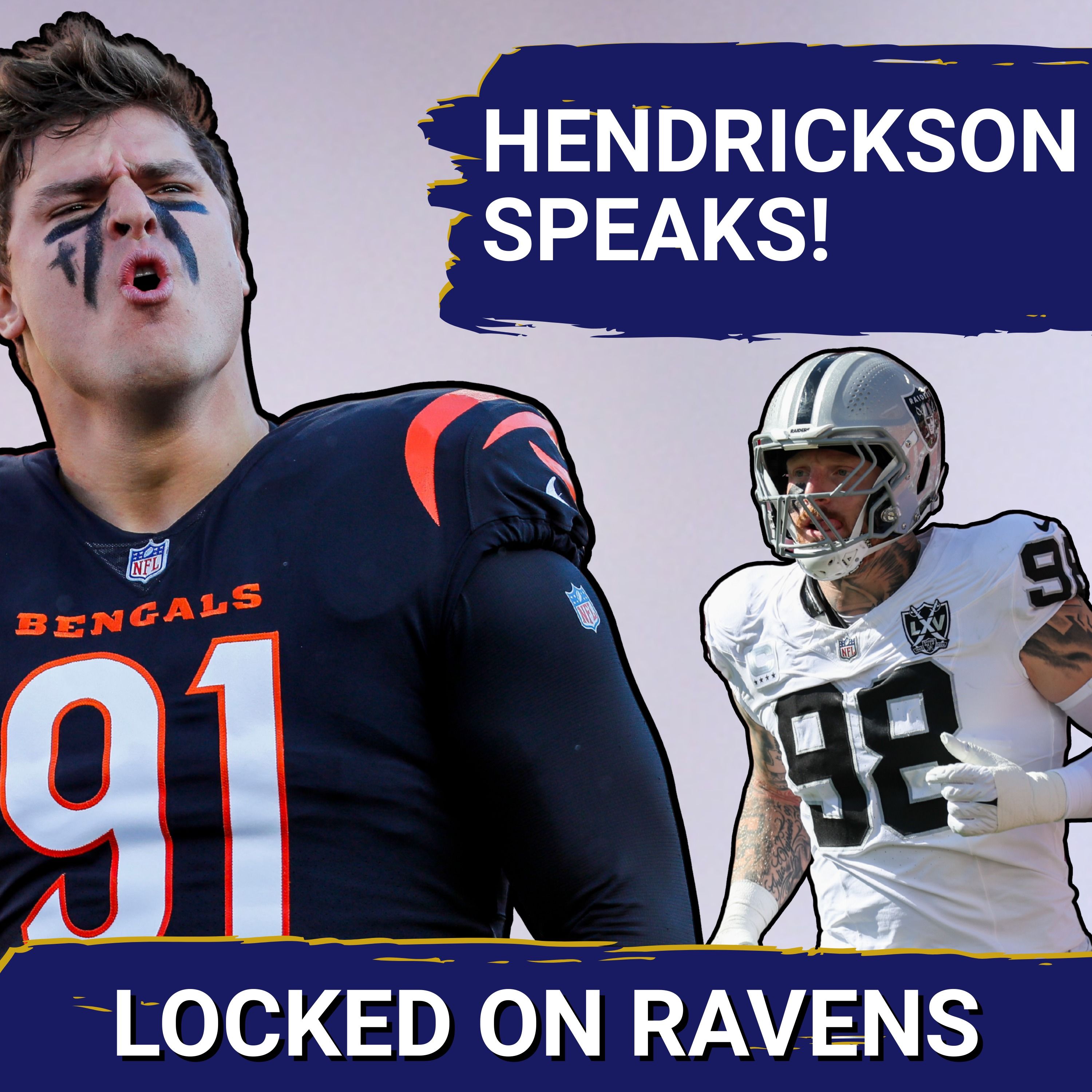 RE-UPLOAD: Trey Hendrickson sends FIERY message in first Baltimore Ravens presser, SPEAKS on Maxx Crosby