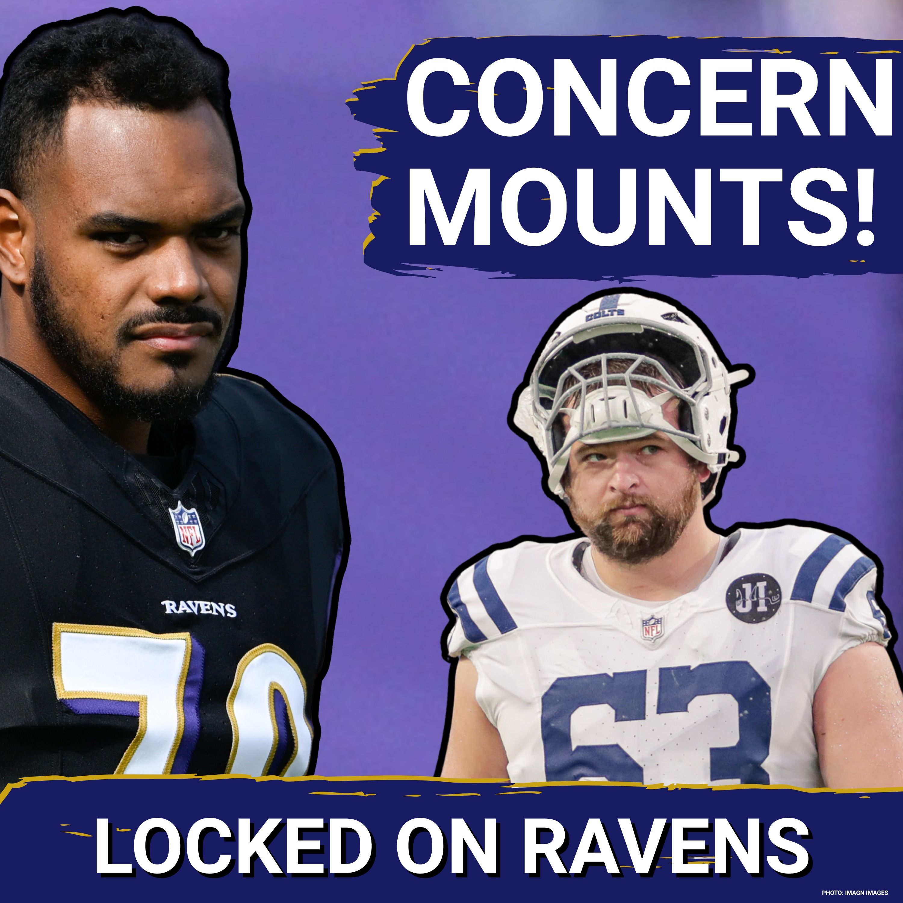 Baltimore Ravens OL CONCERN MOUNTS as Ronnie Stanley STRUGGLES, Danny Pinter gets BRUTAL injury news