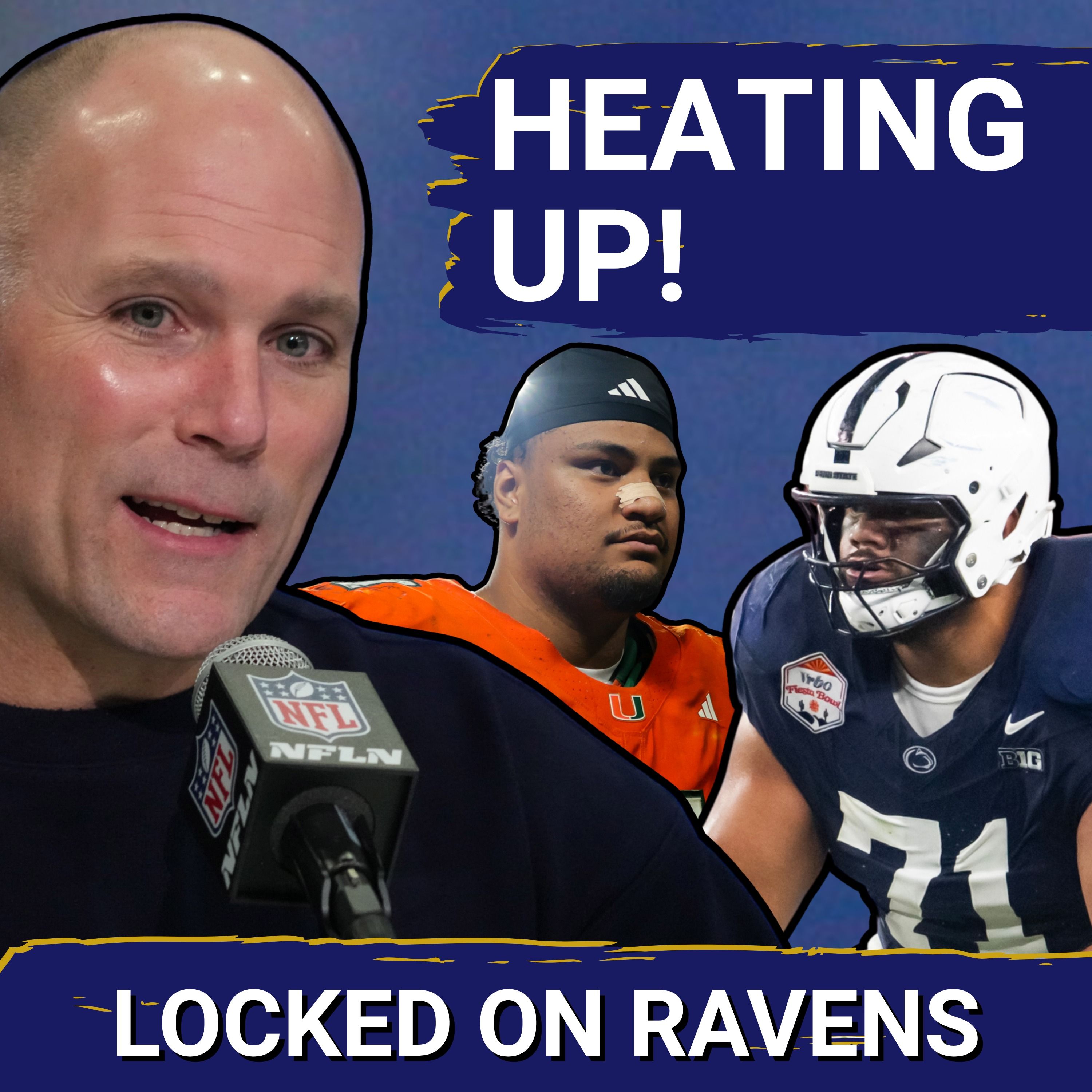 Latest draft rumblings could SHAKE UP Baltimore Ravens board, popular OL CONSENSUS Eric DeCosta pick episode artwork