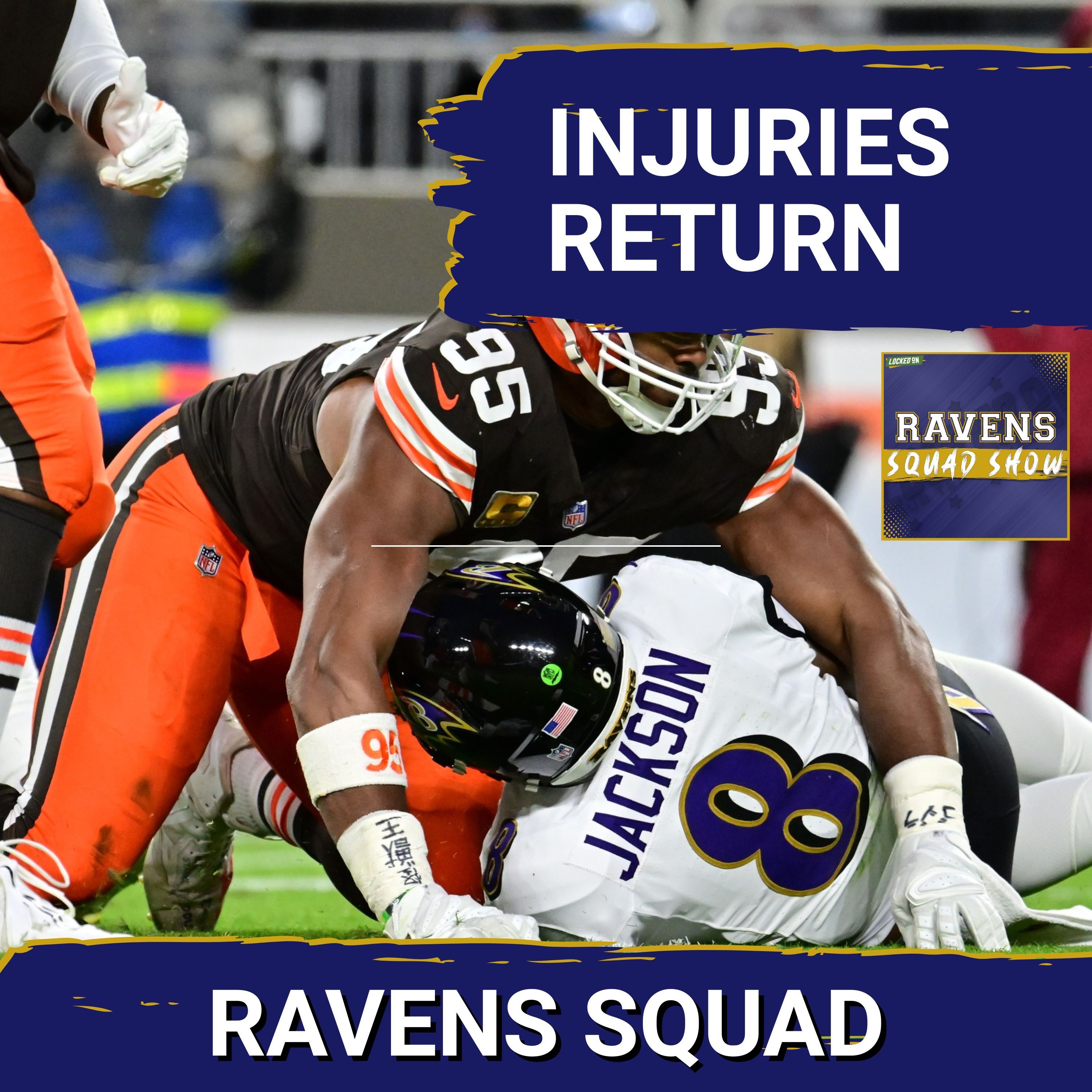RAVENS SQUAD SHOW: Lamar Jackson injury woes CONTINUE as Baltimore Ravens prepare for New York Jets RAVENS SQUAD SHOW: Lamar Jackson injury woes CONTINUE as Baltimore Ravens prepare for New York Jets