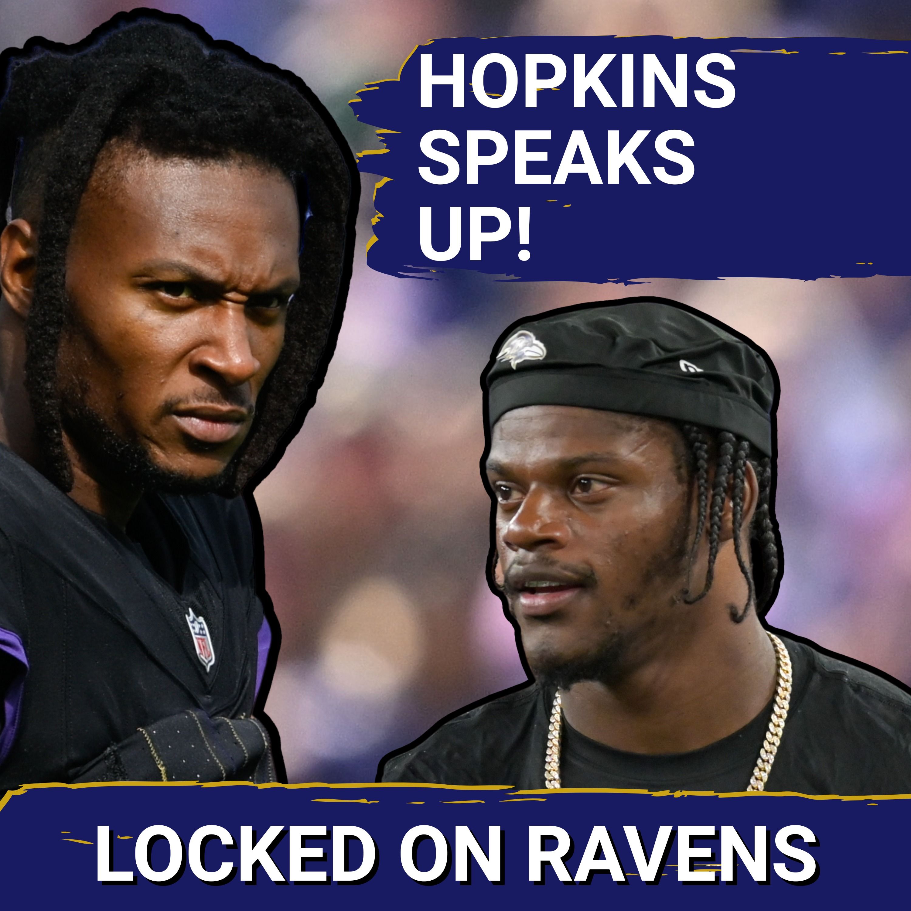 DeAndre Hopkins SPEAKS UP on Baltimore Ravens role, Lamar Jackson, John Harbaugh shares KEY news