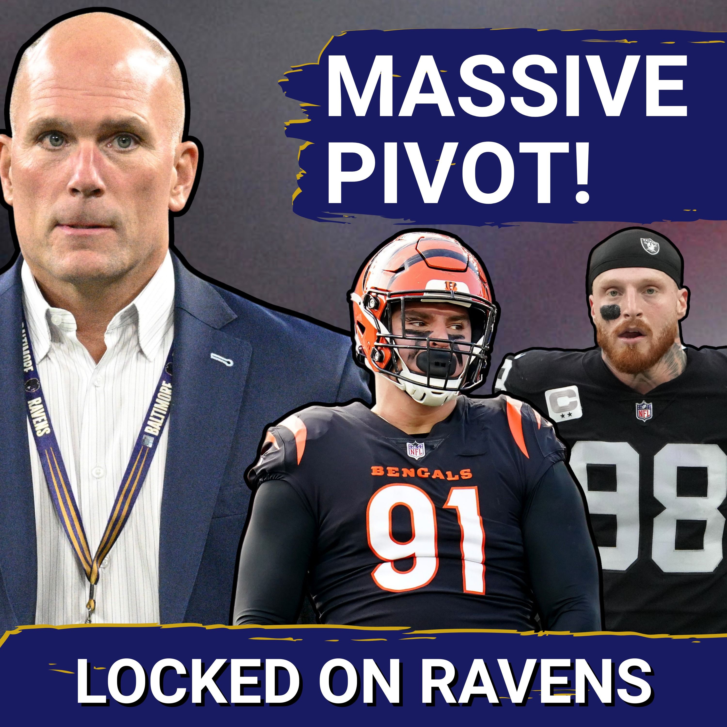 RE-UPLOAD: Baltimore Ravens MAKE MASSIVE MOVE, sign Bengals DE Trey Hendrickson in QUICK Maxx Crosby pivot