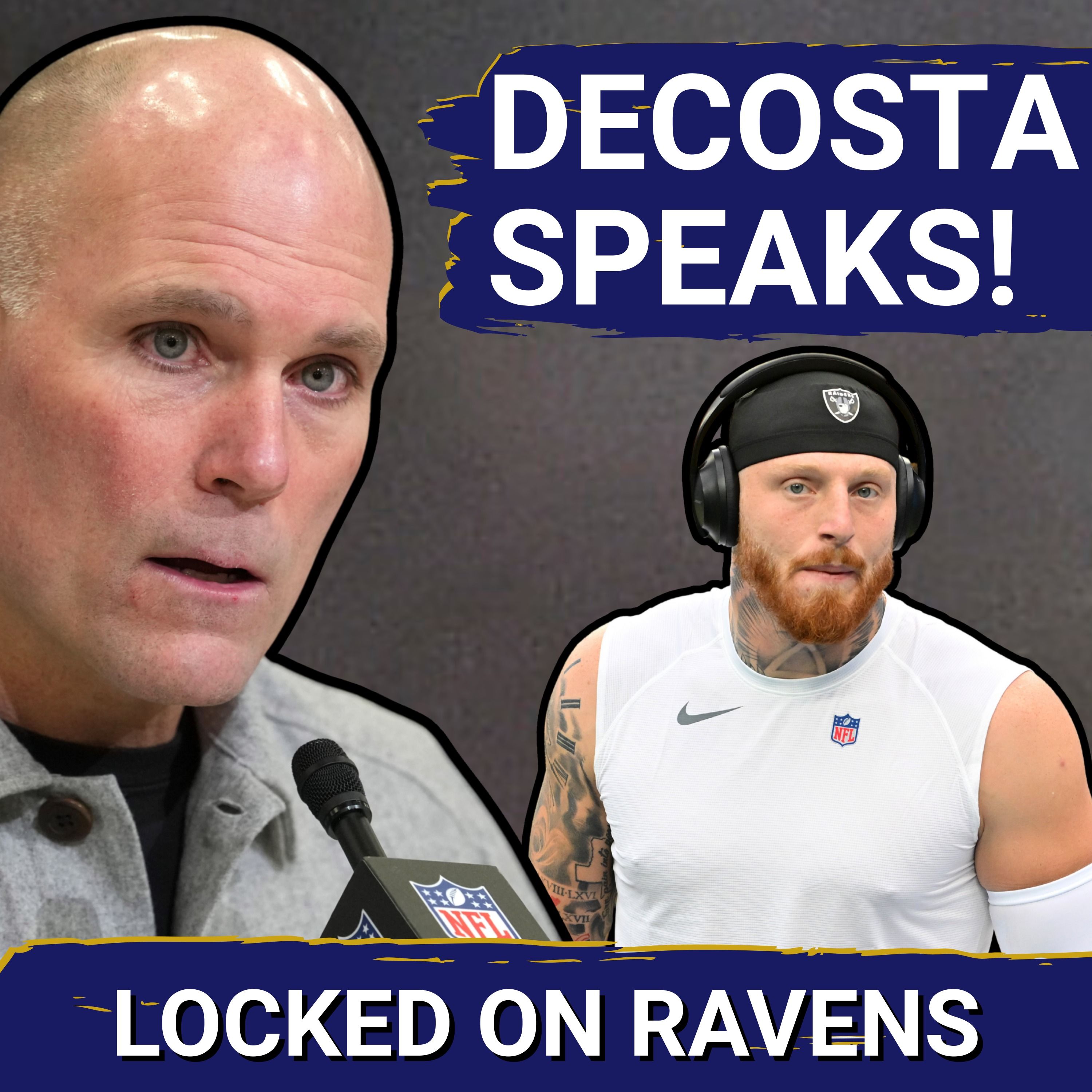 RE-UPLOAD: Eric DeCosta BREAKS SILENCE on failed Maxx Crosby trade, Baltimore Ravens sign FLURRY of free agents