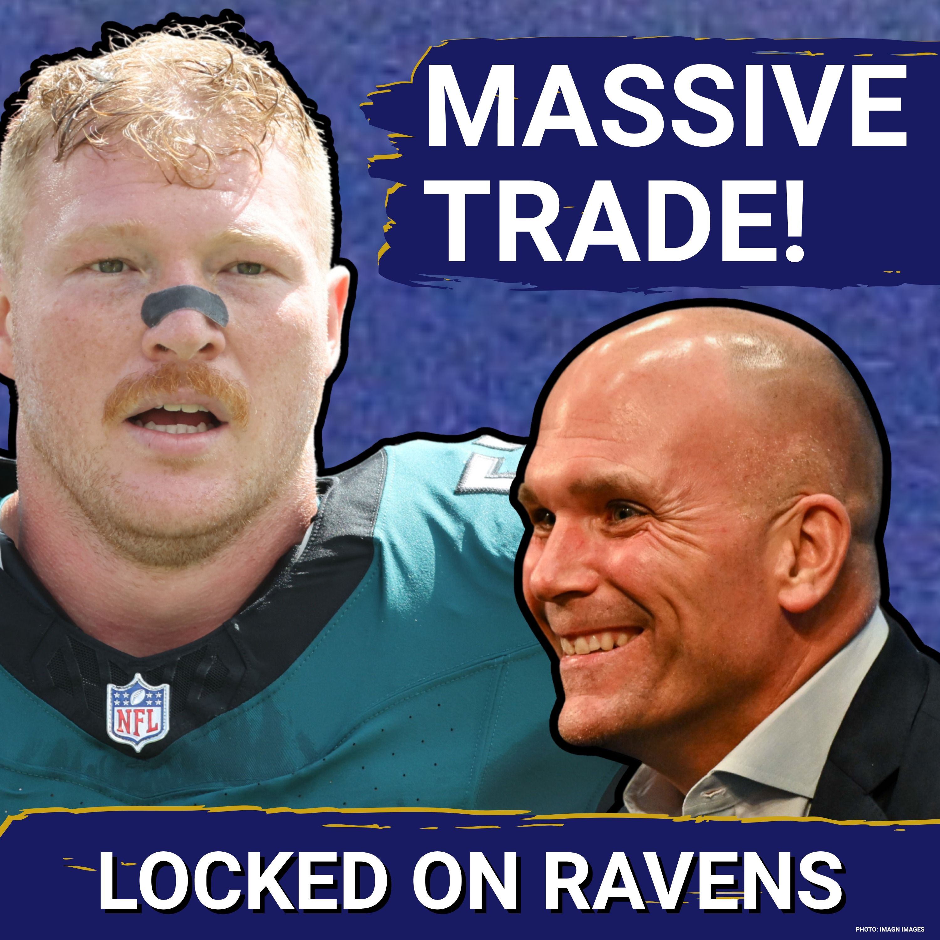 Baltimore Ravens make MASSIVE TRADE, acquire PRO BOWL center from Eagles to protect Lamar Jackson