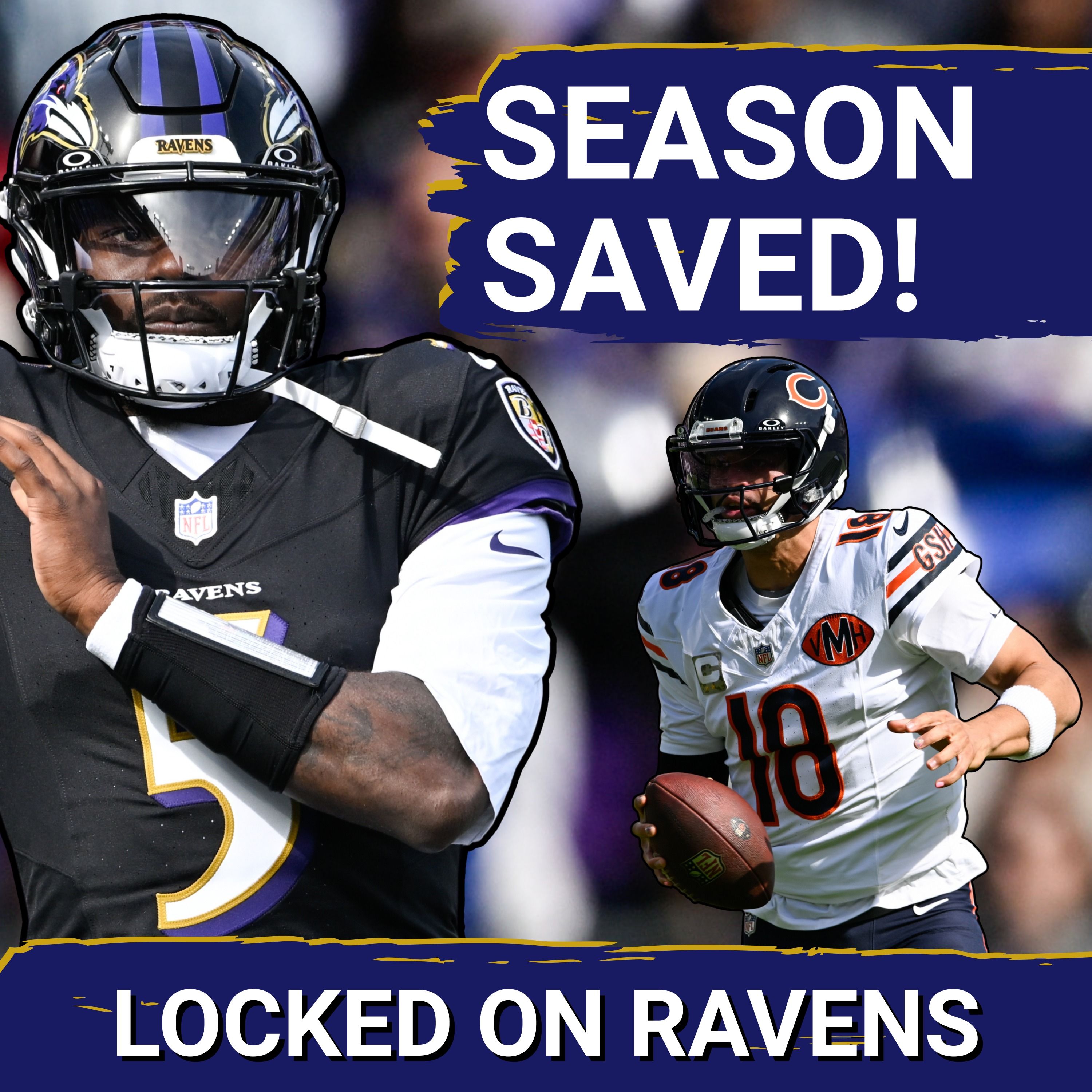 Baltimore Ravens DESTROY Bears in Week 8, Tyler Huntley, defense SAVE SEASON without Lamar Jackson