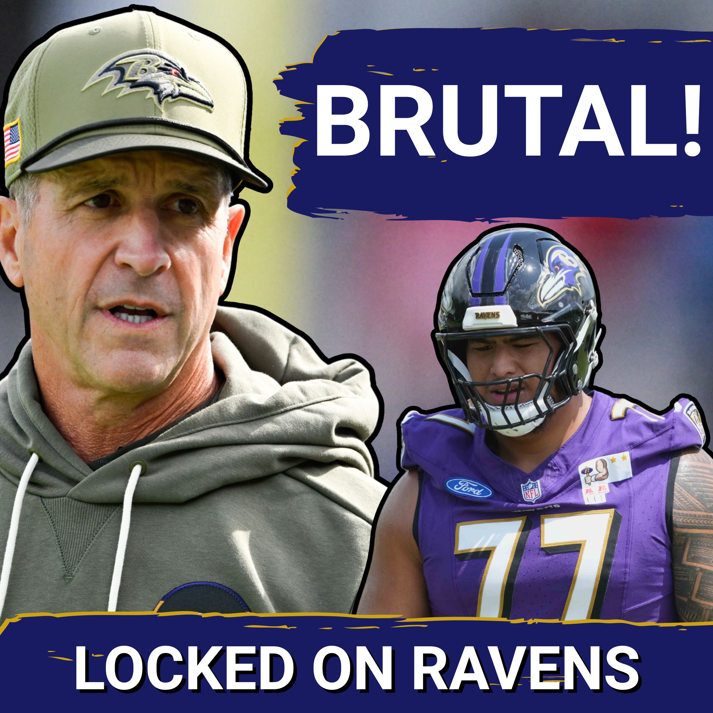 John Harbaugh BRUTALLY DOUBLES DOWN on Baltimore Ravens OL, former NFL RB QUESTIONS Lamar Jackson