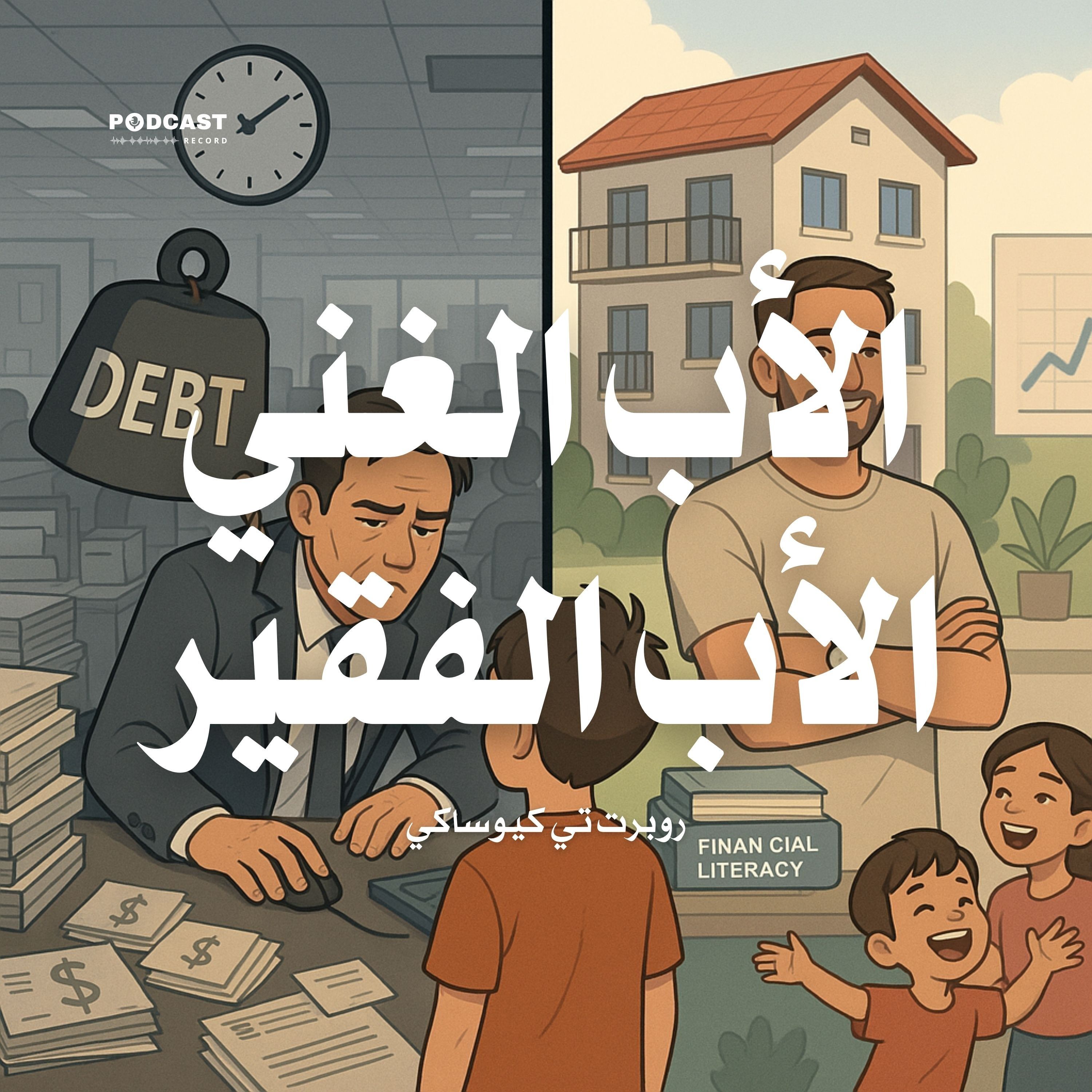 كتاب الأب الغني الأب الفقير | روبرت تي كيوساكي (ملخص)