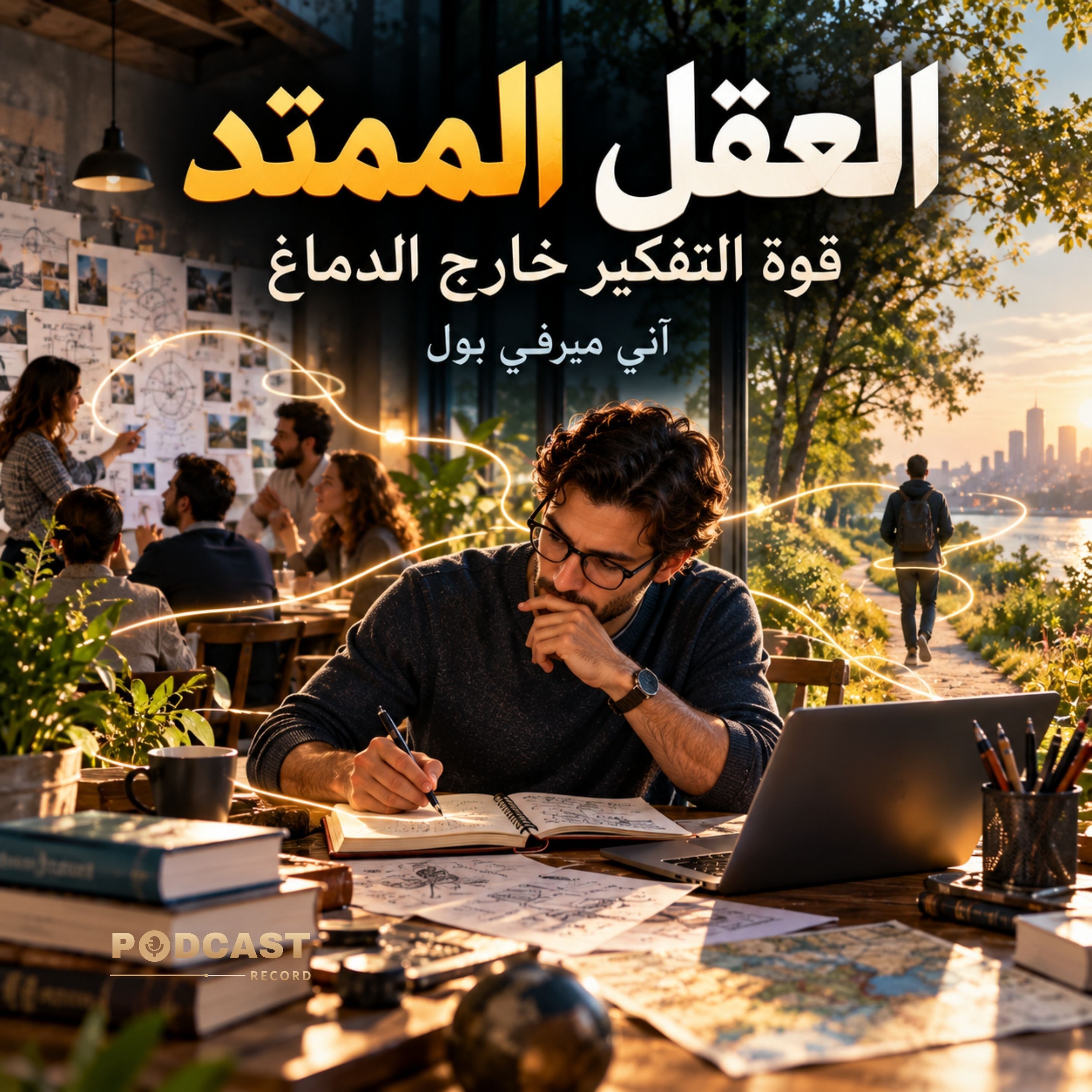ملخص كتاب العقل الممتد: قوة التفكير خارج الدماغ | آني ميرفي بول