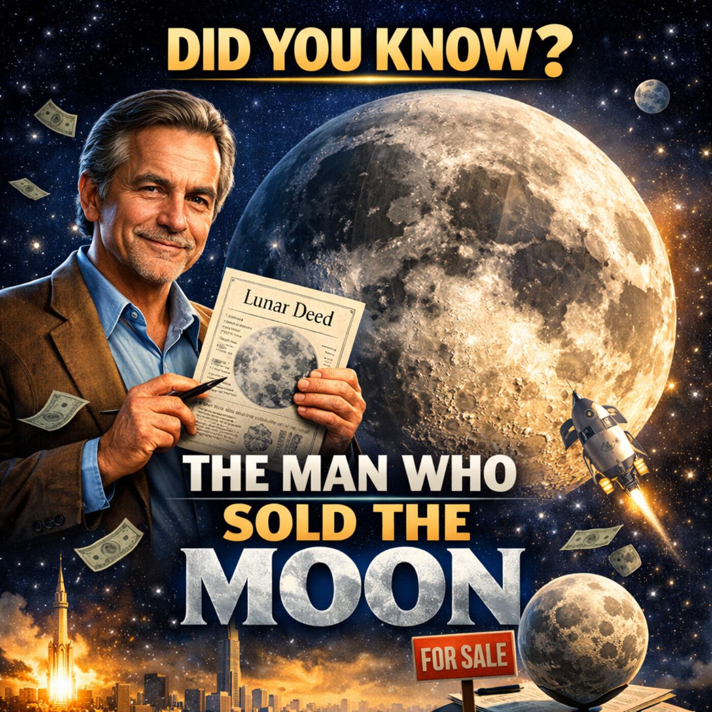 The Guy Who Sold Land… on the Moon