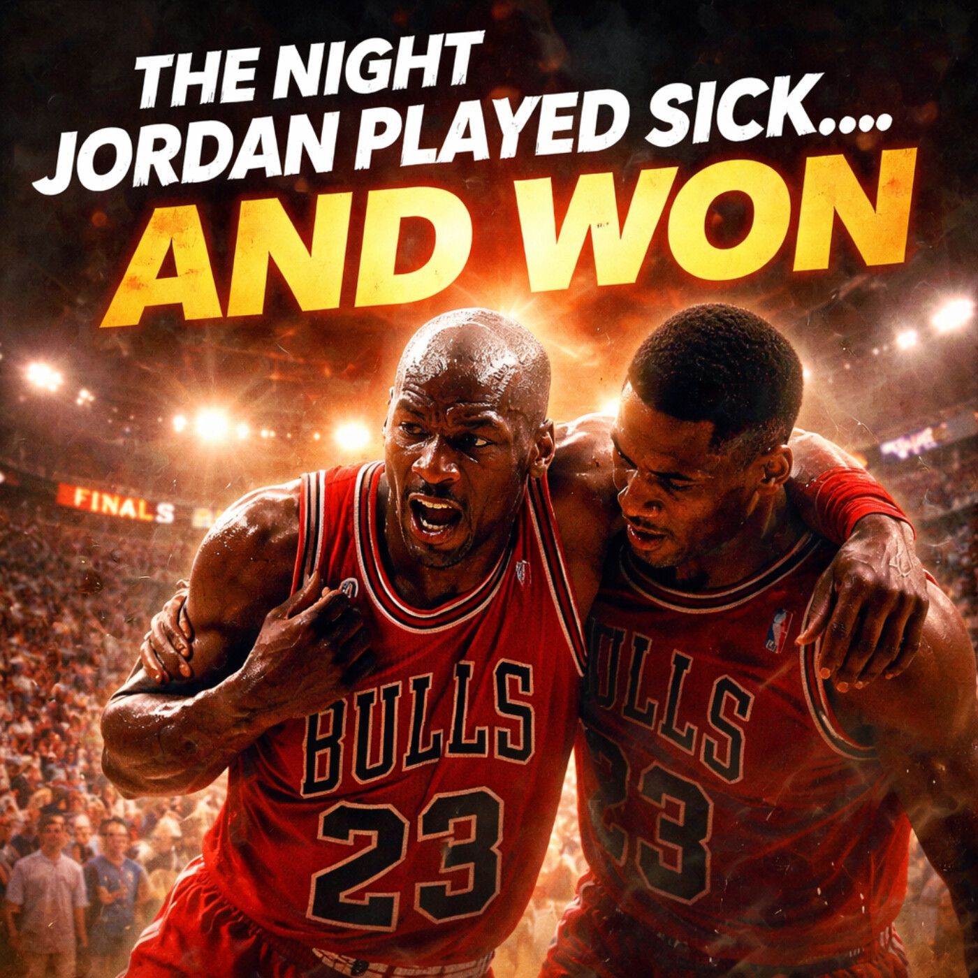 Sick, Weak… and Unstoppable: The Night Michael Jordan Refused to Lose