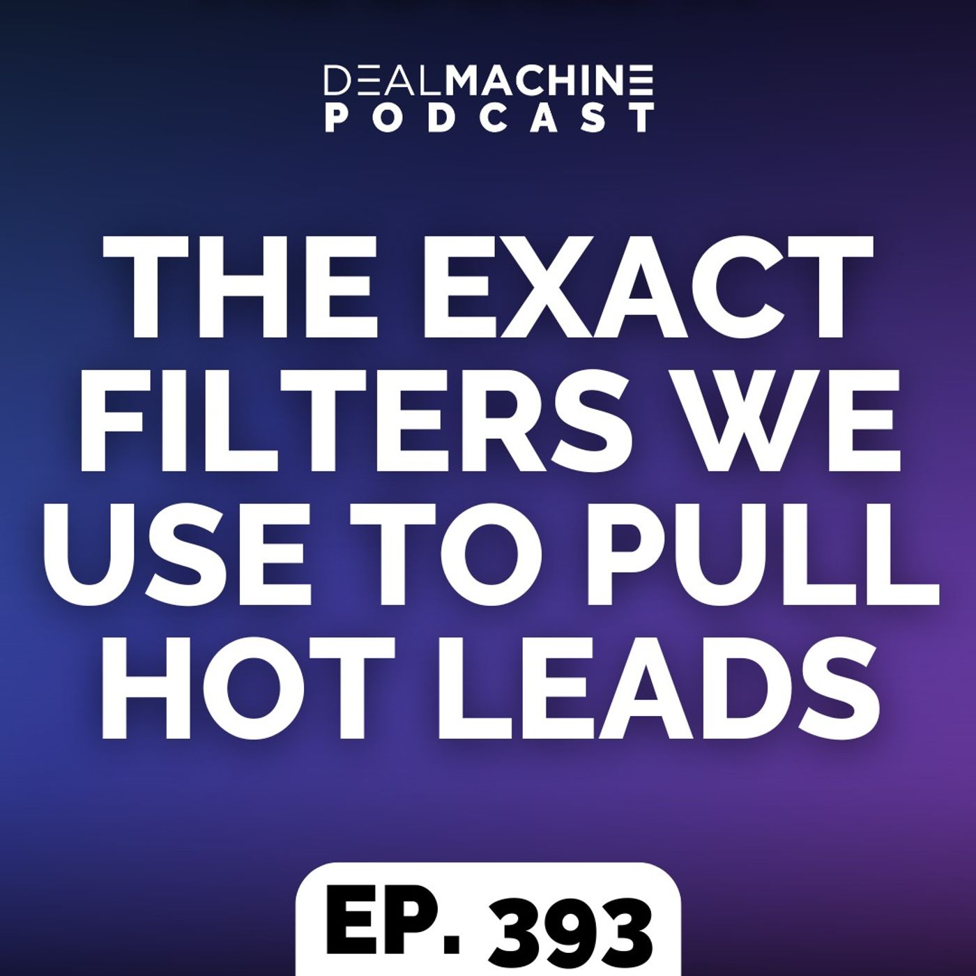 393: The Exact Filters We Use To Pull HOT Leads