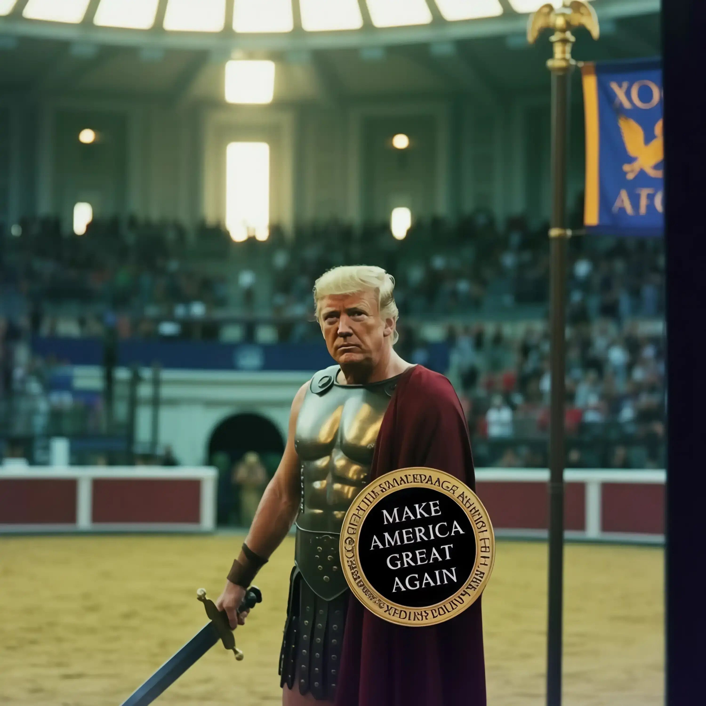 Trump the Gladiator - Ep 25-482 episode artwork