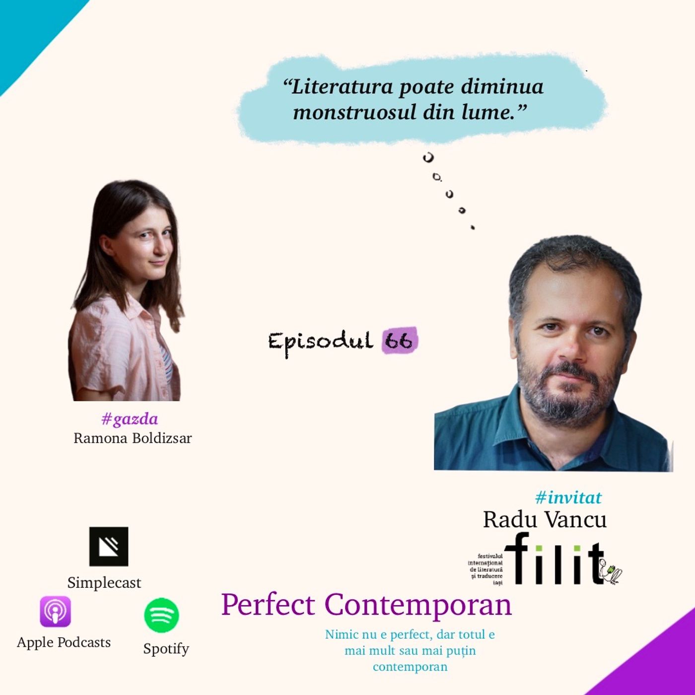Radu Vancu: Literatura poate diminua monstruosul din lume. episode artwork