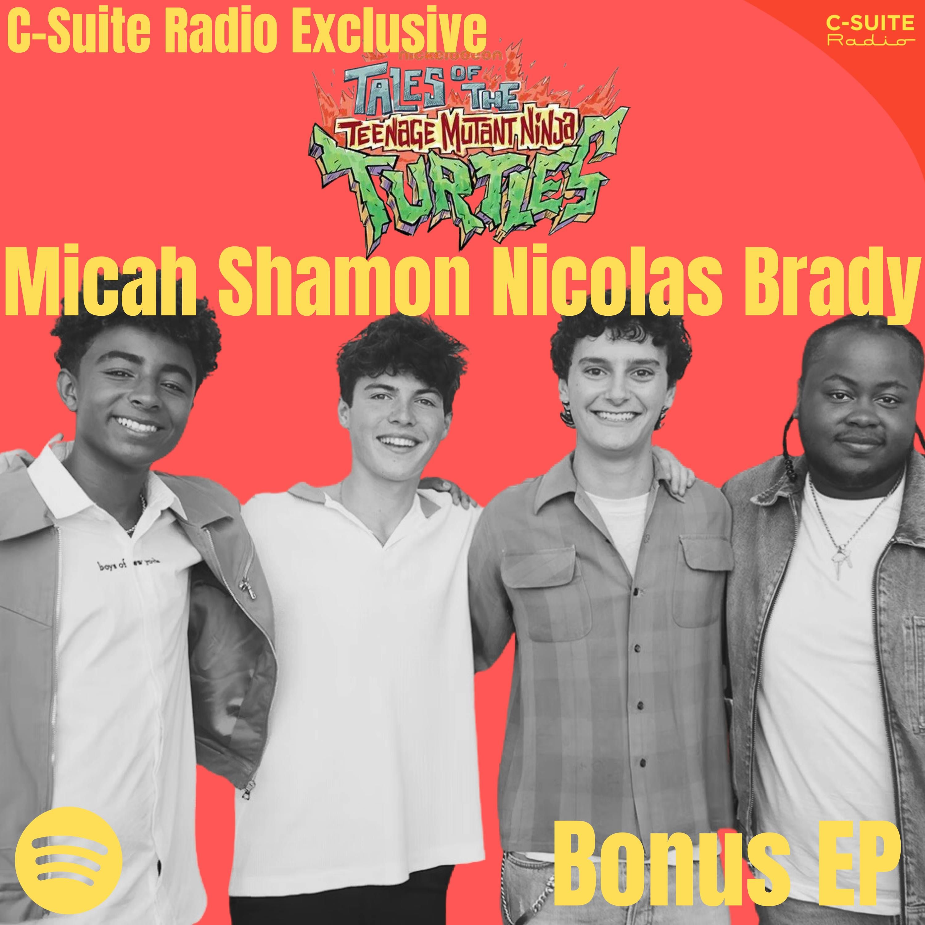 Micah Abbey Shamon Brown Jr. Nicolas Cantu and Brady Noon | The Brett Allan Show Talk Tales of the Teenage Mutant Ninja Turtles! Micah Abbey Shamon Brown Jr. Nicolas Cantu and Brady Noon | The Brett Allan Show Talk Tales of the Teenage Mutant Ninja Turtles!