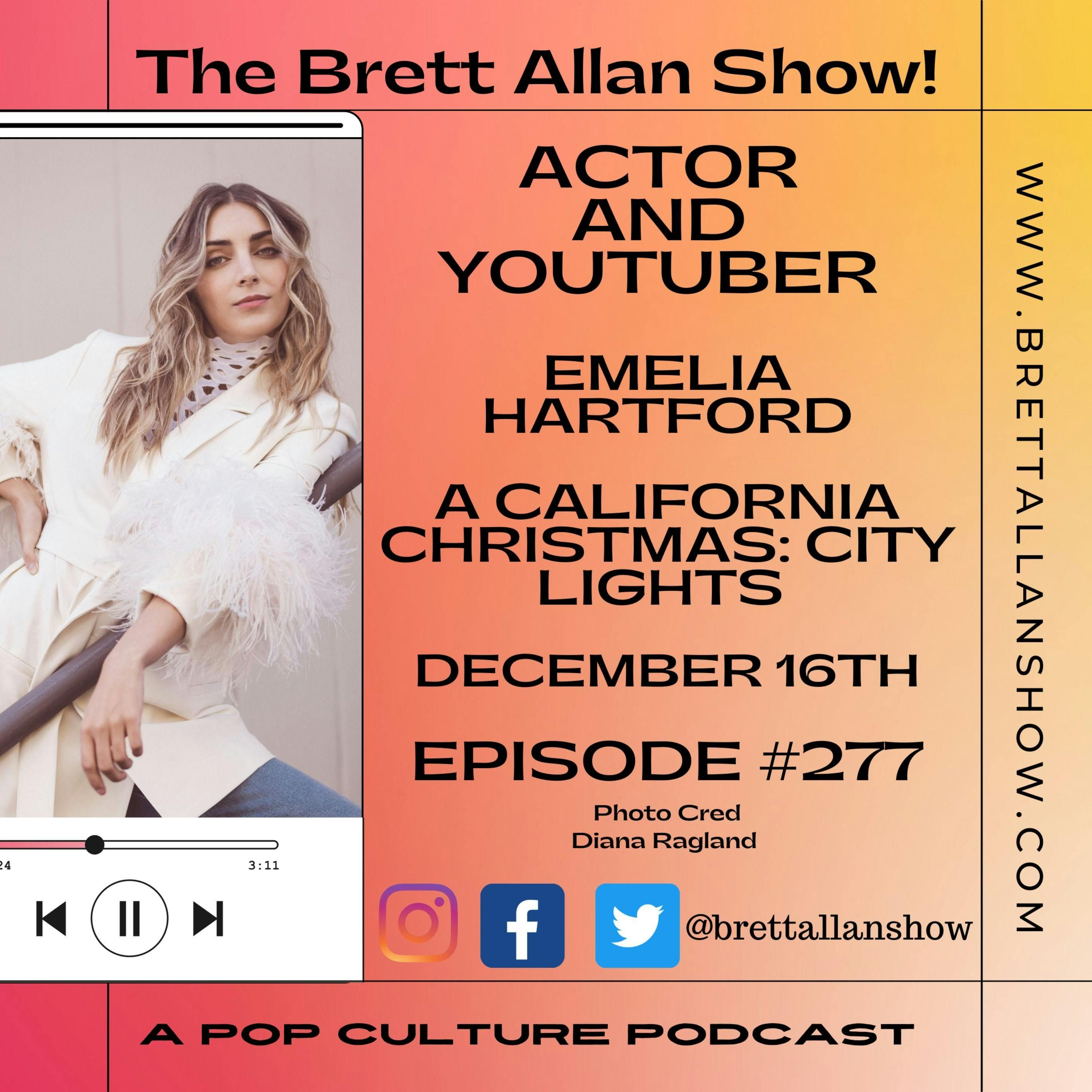 Actor and YouTuber Emelia Hartford | A California Christmas: City Lights December 16th Everywhere