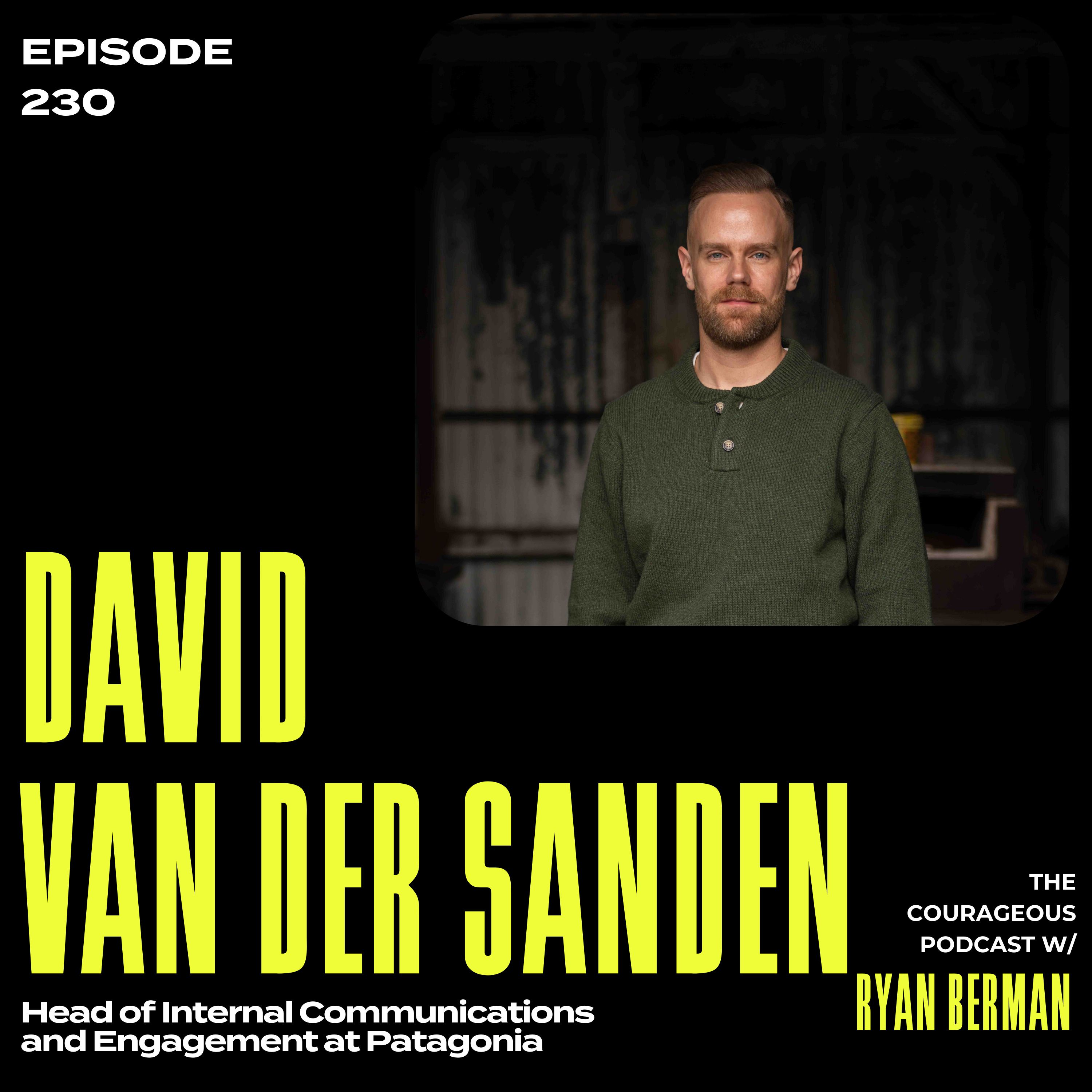 David van der Sanden - Head of Internal Communications and Engagement at Patagonia