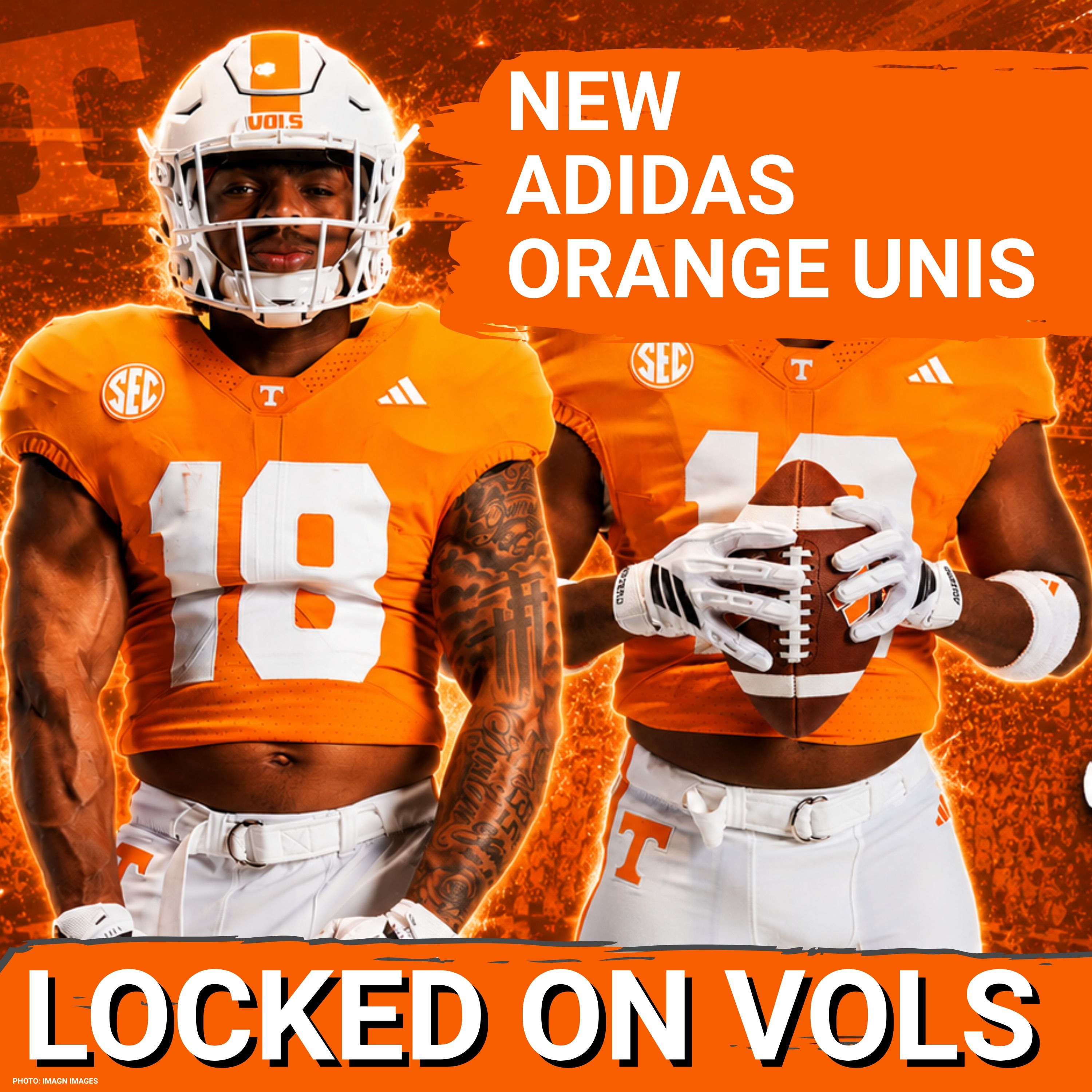NEW UNIFORMS: Tennessee Football UNVEILS NEW Adidas Jerseys