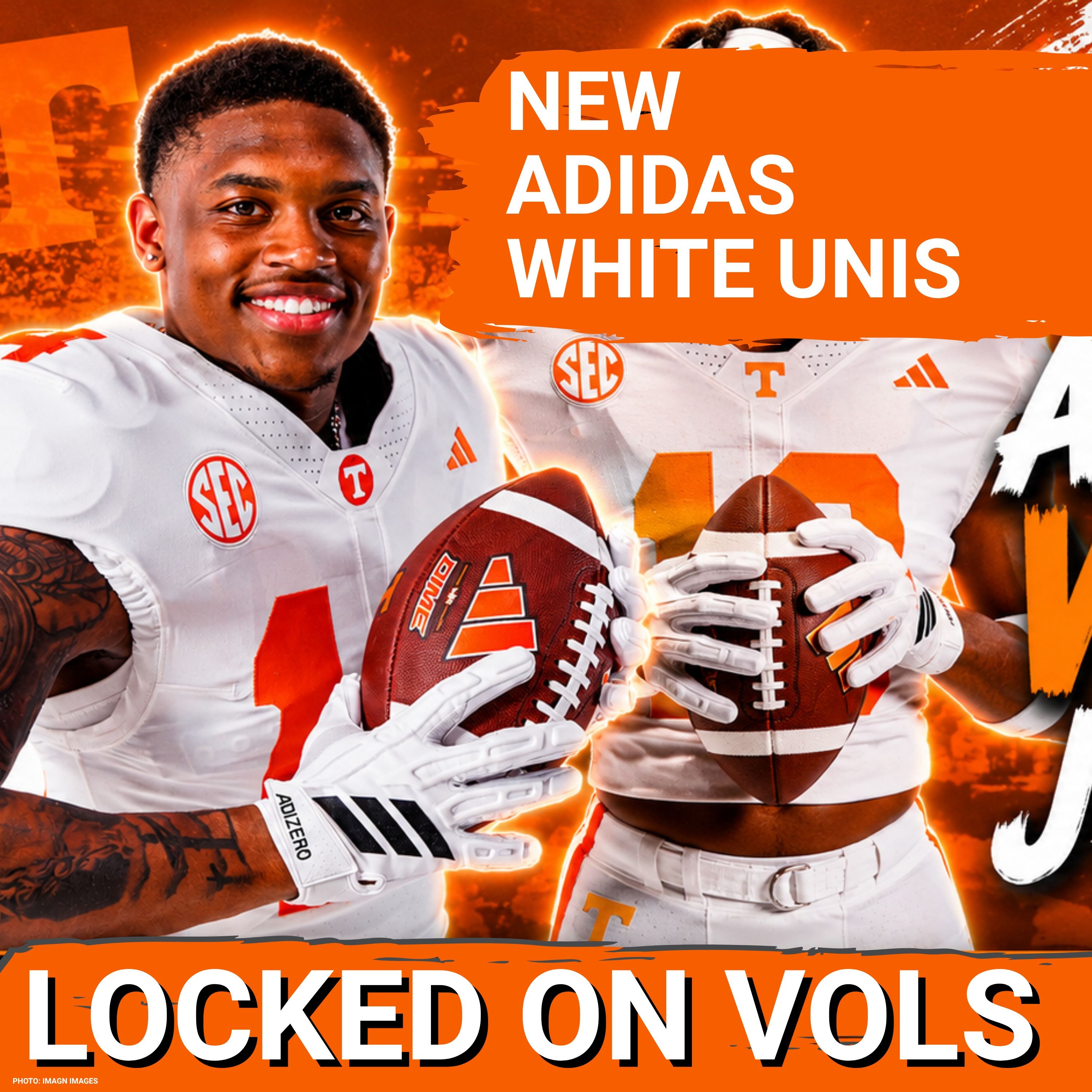 UPGRADE: Tennessee Football White Adidas Jerseys are ELITE