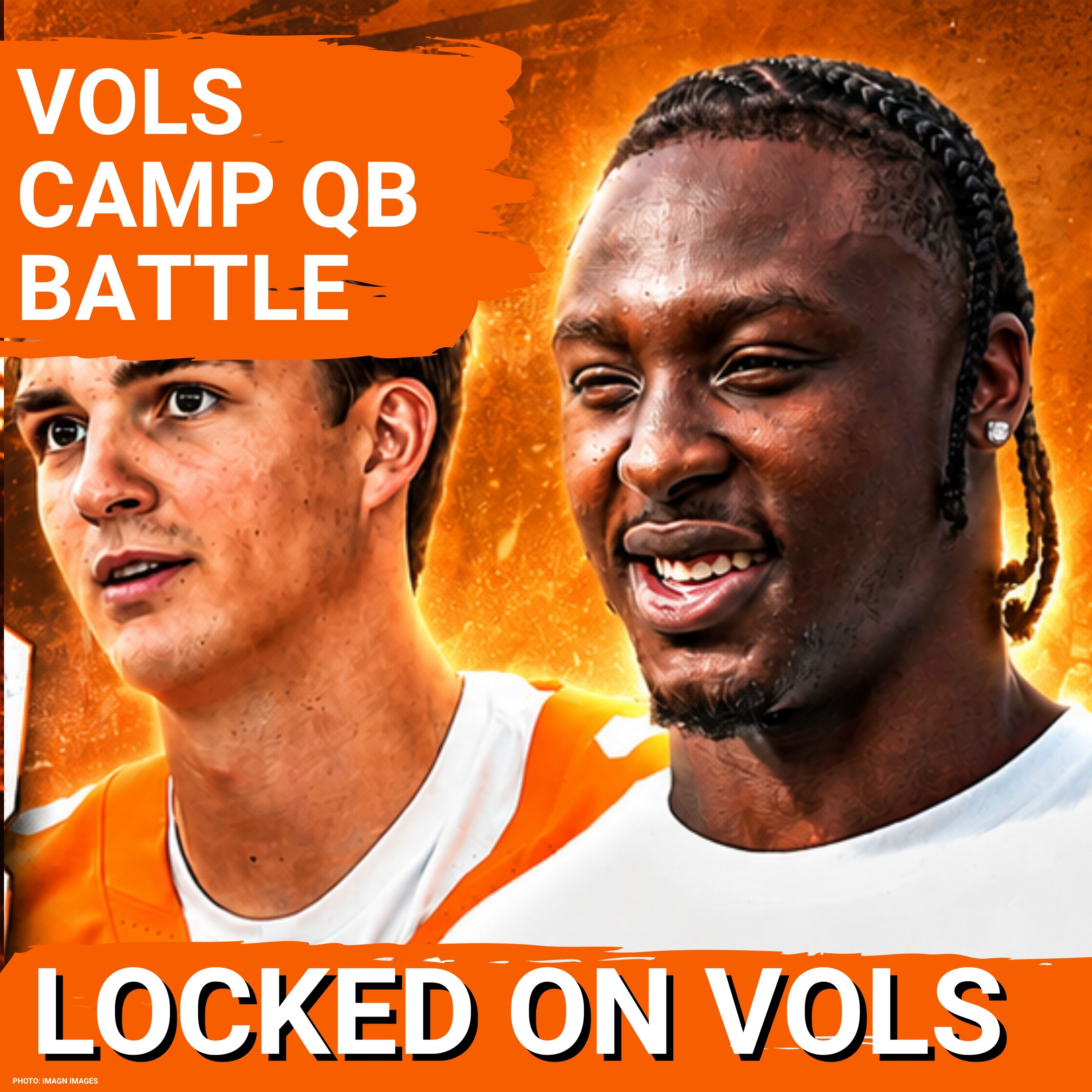 Faizon Brandon, George MacIntyre QB Battle Headline Tennessee Football Fall Camp episode artwork