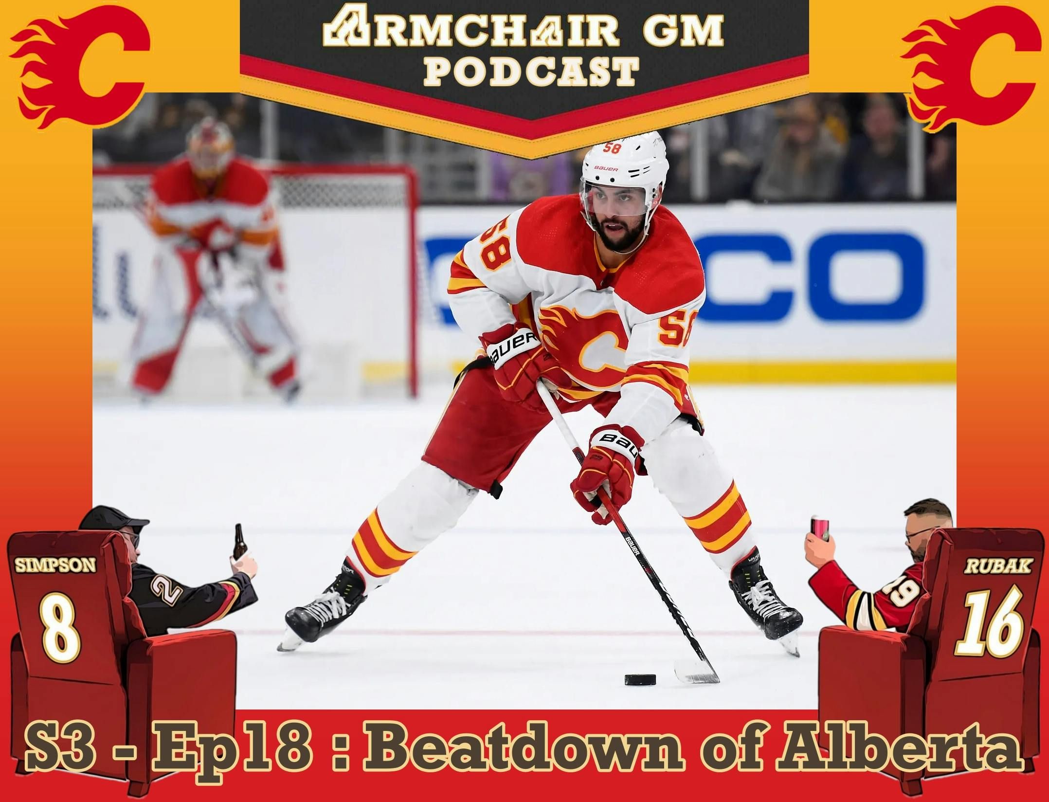 ArmChair GM Podcast S3 - Ep18 Beatdown of Alberta!! episode artwork