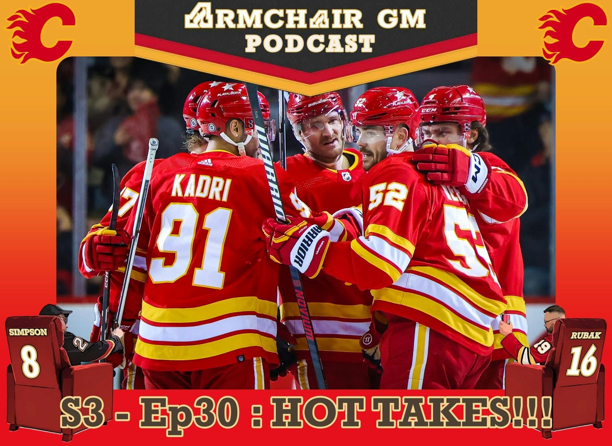 ArmChair GM Podcast S3 - Ep30 HOT TAKES!!! episode artwork