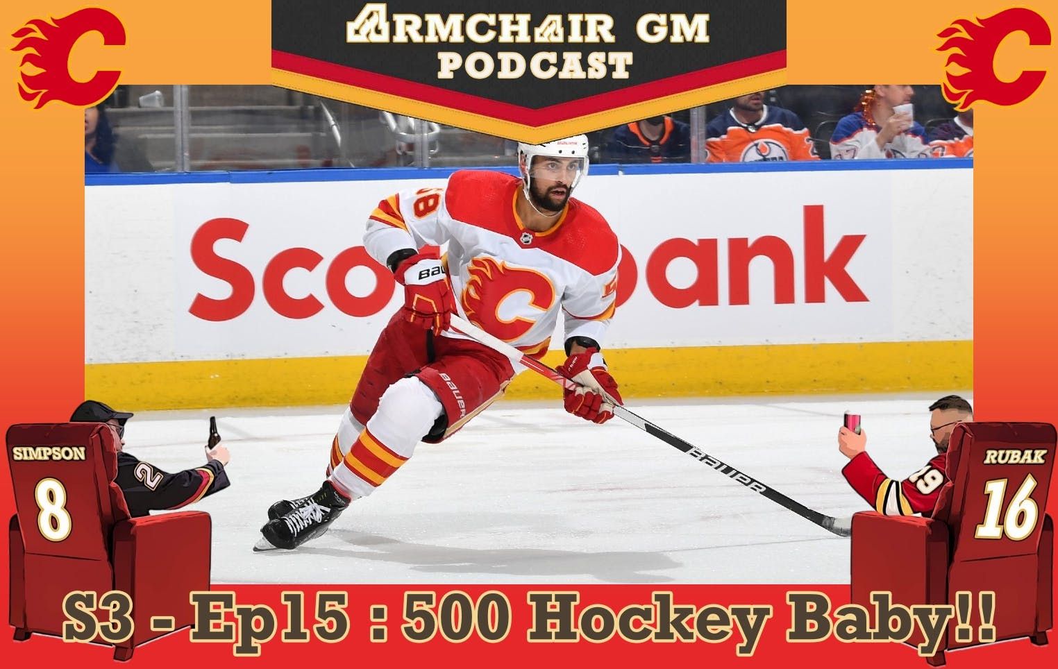 ArmChair GM Podcast S3-Ep15  500 Hockey Baby!! episode artwork