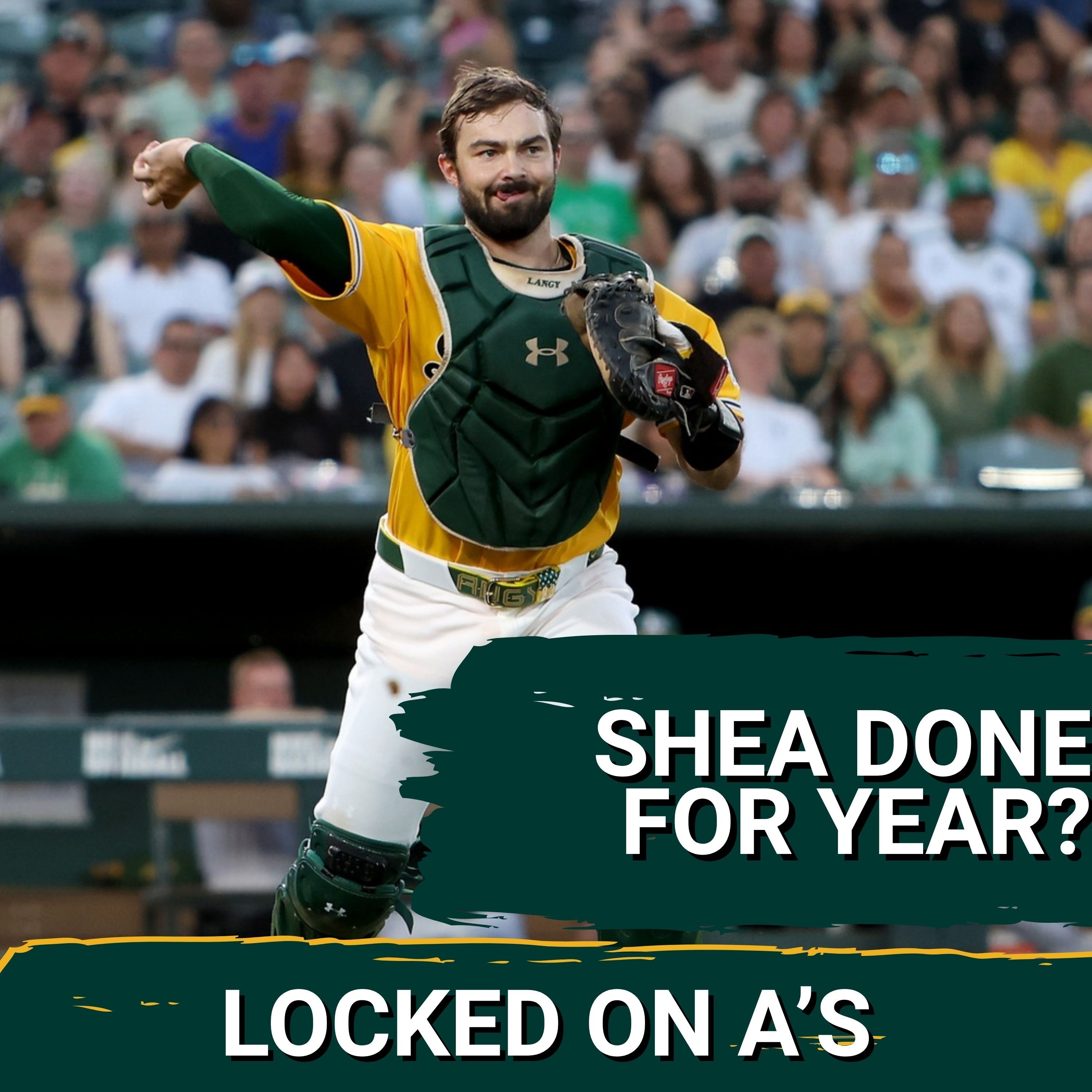 SHEA TEARS MENISCUS: Athletics Lose Shea Langeliers, INJURY DERAILS Season and Trade Hopes