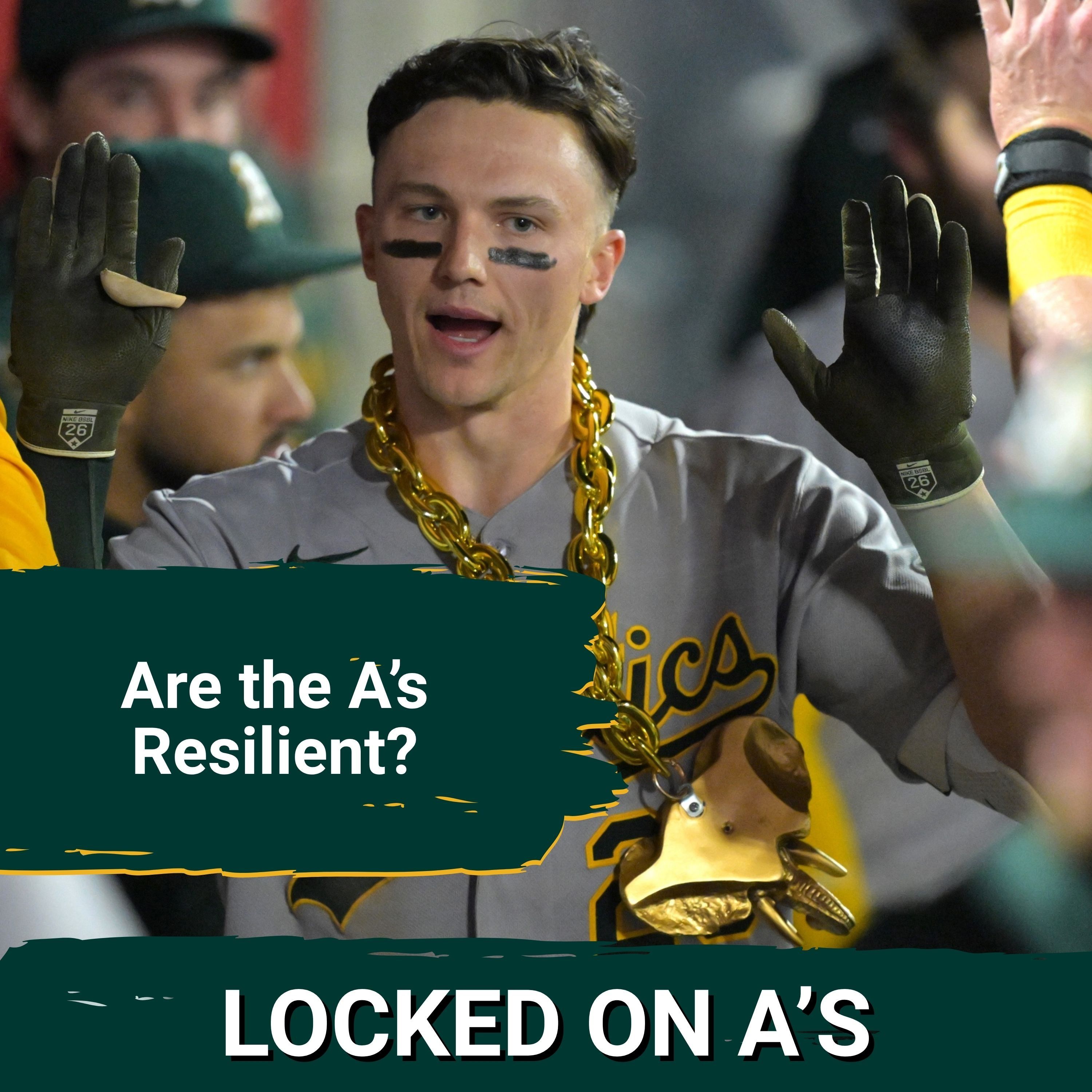BIG NIGHT: A’s light it up as Nick Kurtz, Zack Gelof, and Brent Rooker DELIVER episode artwork