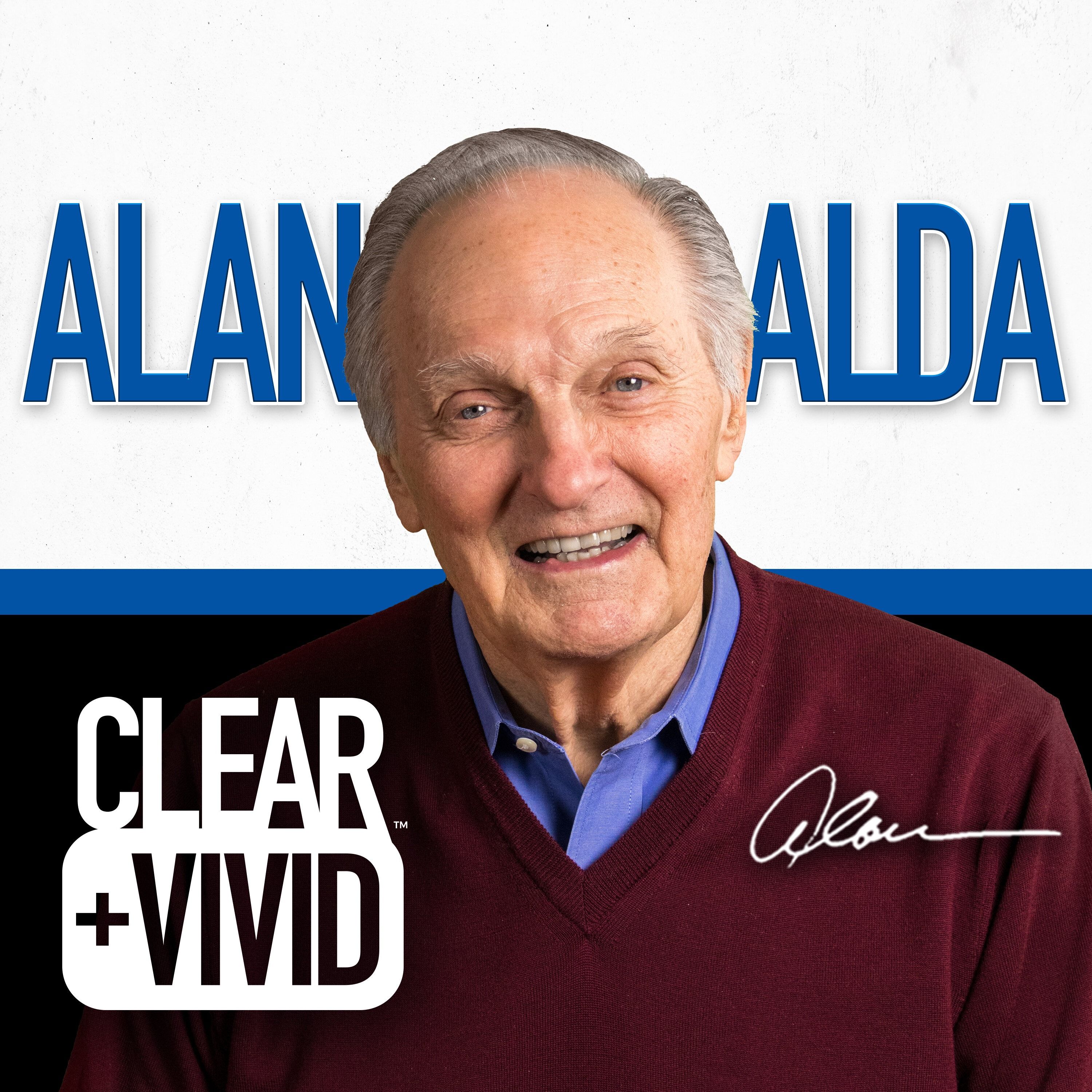 Clear+Vivid with Alan Alda podcast show image