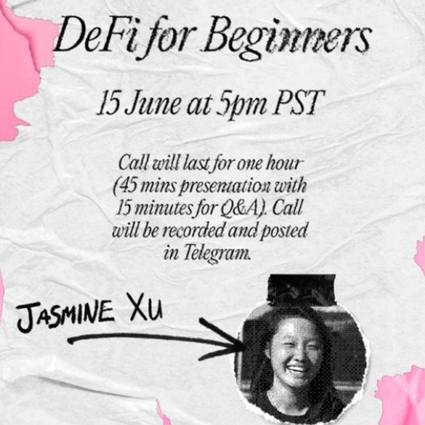 DeFI for beginners with Jasmine Xu - Genius Call 4